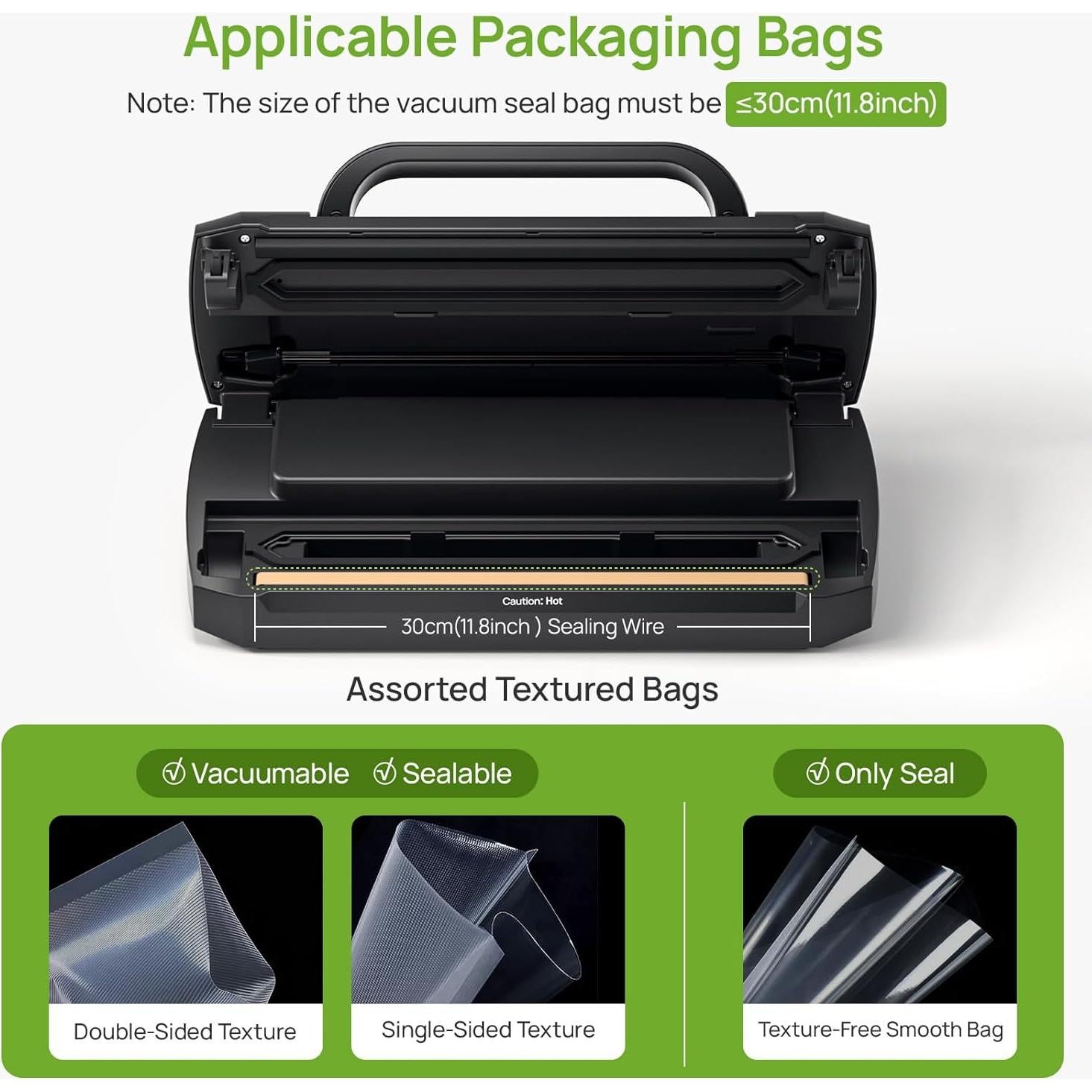 Sellador de Vacío Automático CATCAB VH2010 110W 90kPa