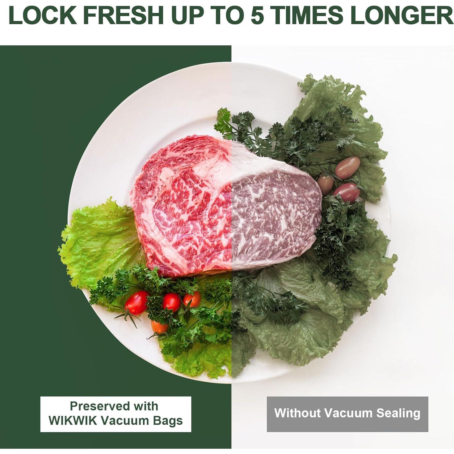 Bolsas de Sellado al Vacío para Alimentos 20x30 cm - 200 Unidades