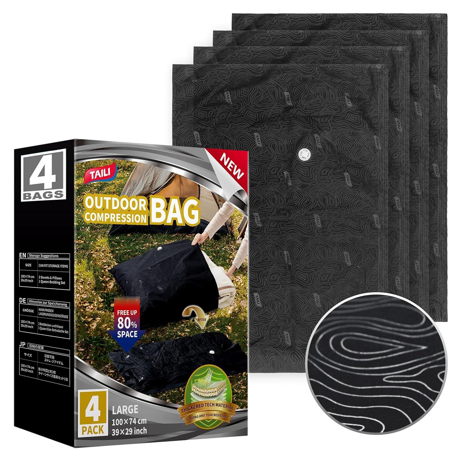 Bolsas de Almacenamiento al Vacío TAILI 4 Paquete 99x74 cm