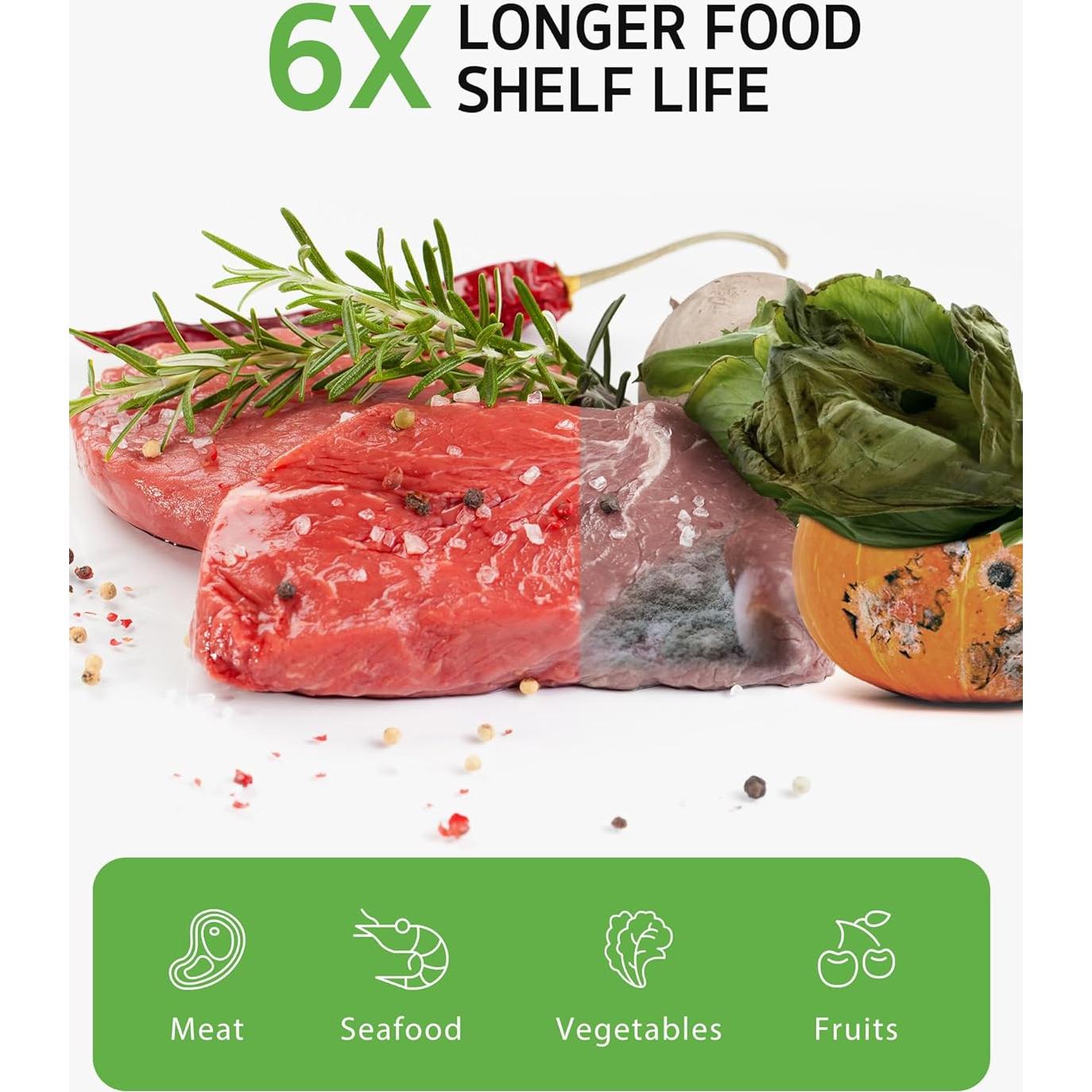 Bolsas de Sellado al Vacío Syntus 11" x 150' con Cortador BPA Free