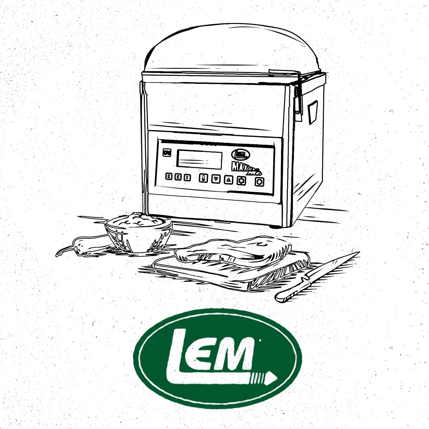 Bolsas de Sellado al Vacío LEM MaxVac Pro 25.4x33cm 250 Unidades