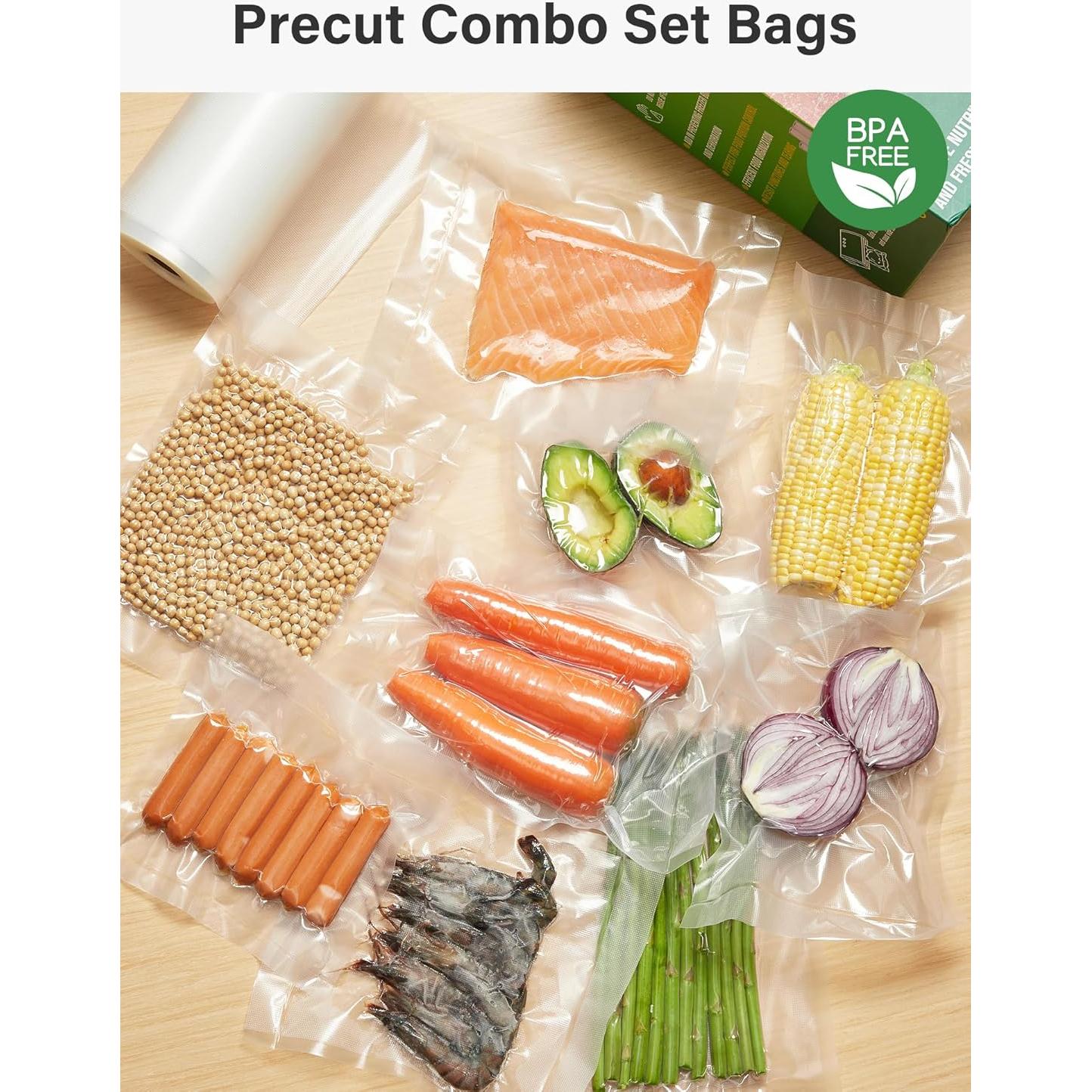 Bolsas de Sellado al Vacío Kootek 8" y 11" - 8 Rollos