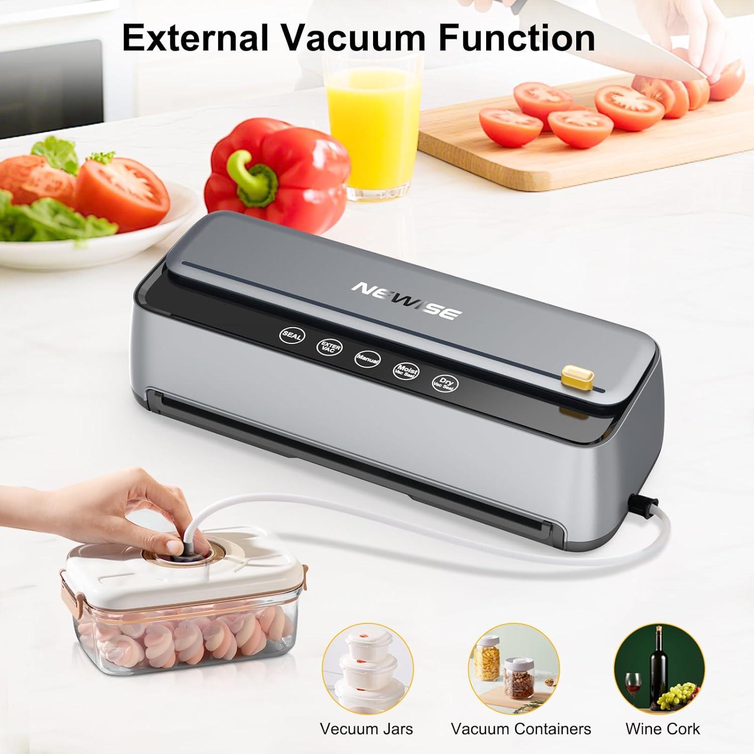 Sellador de Vacío Automático Newise VS002 85Kpa Doble Bomba