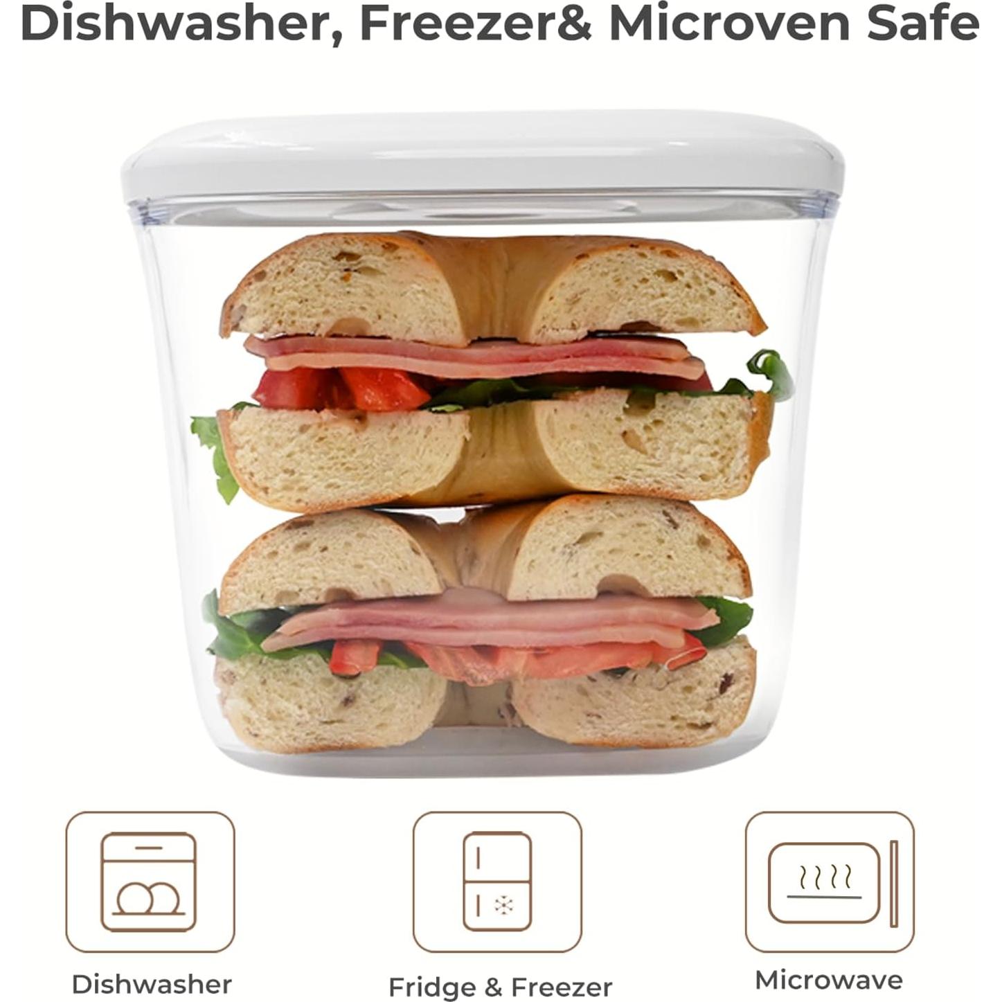 Set de Contenedores al Vacío Dreamealthy 1L y 1.5L con Sellador