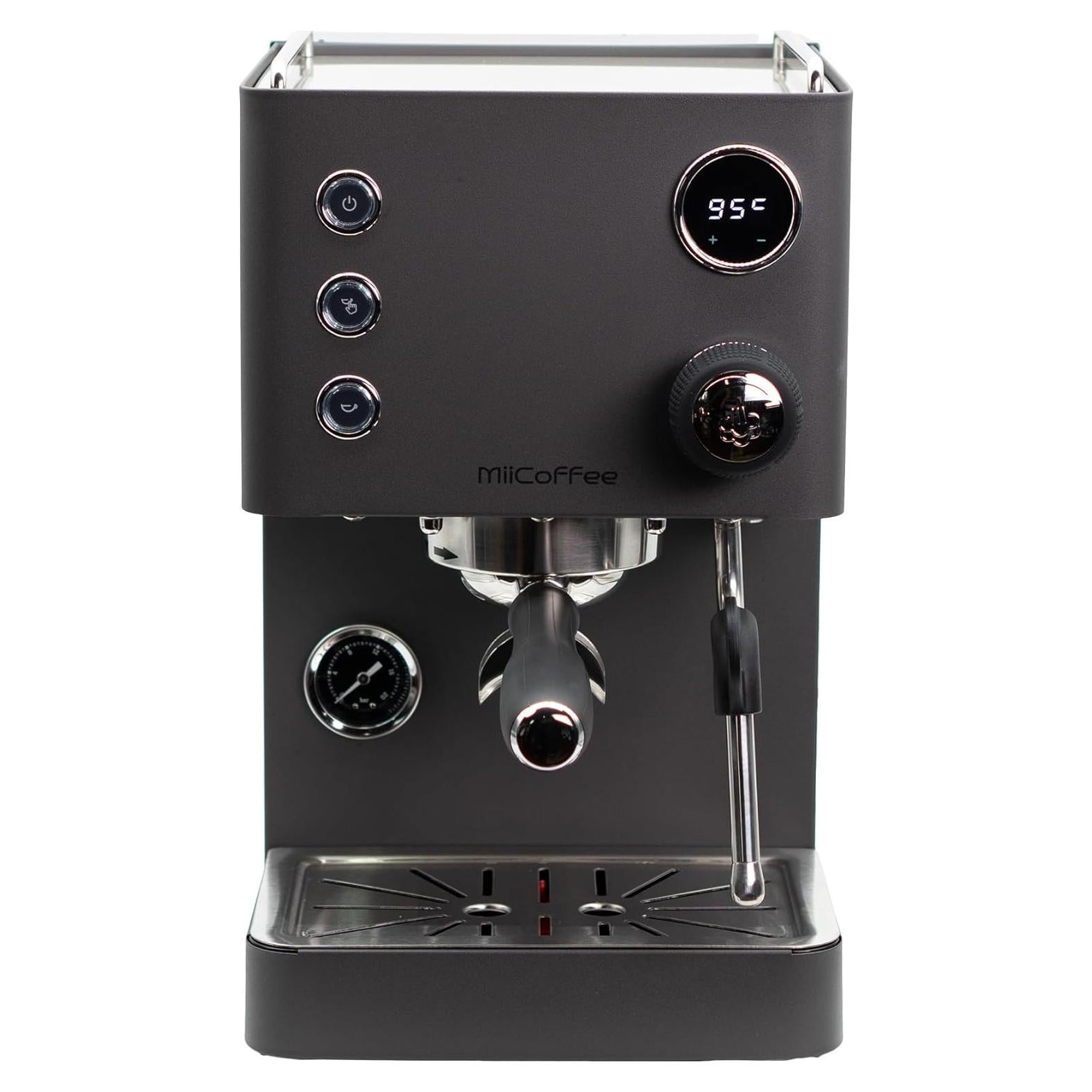 Máquina de Espresso MiiCoffee Apex V2 Gris 8.64kg 550ml