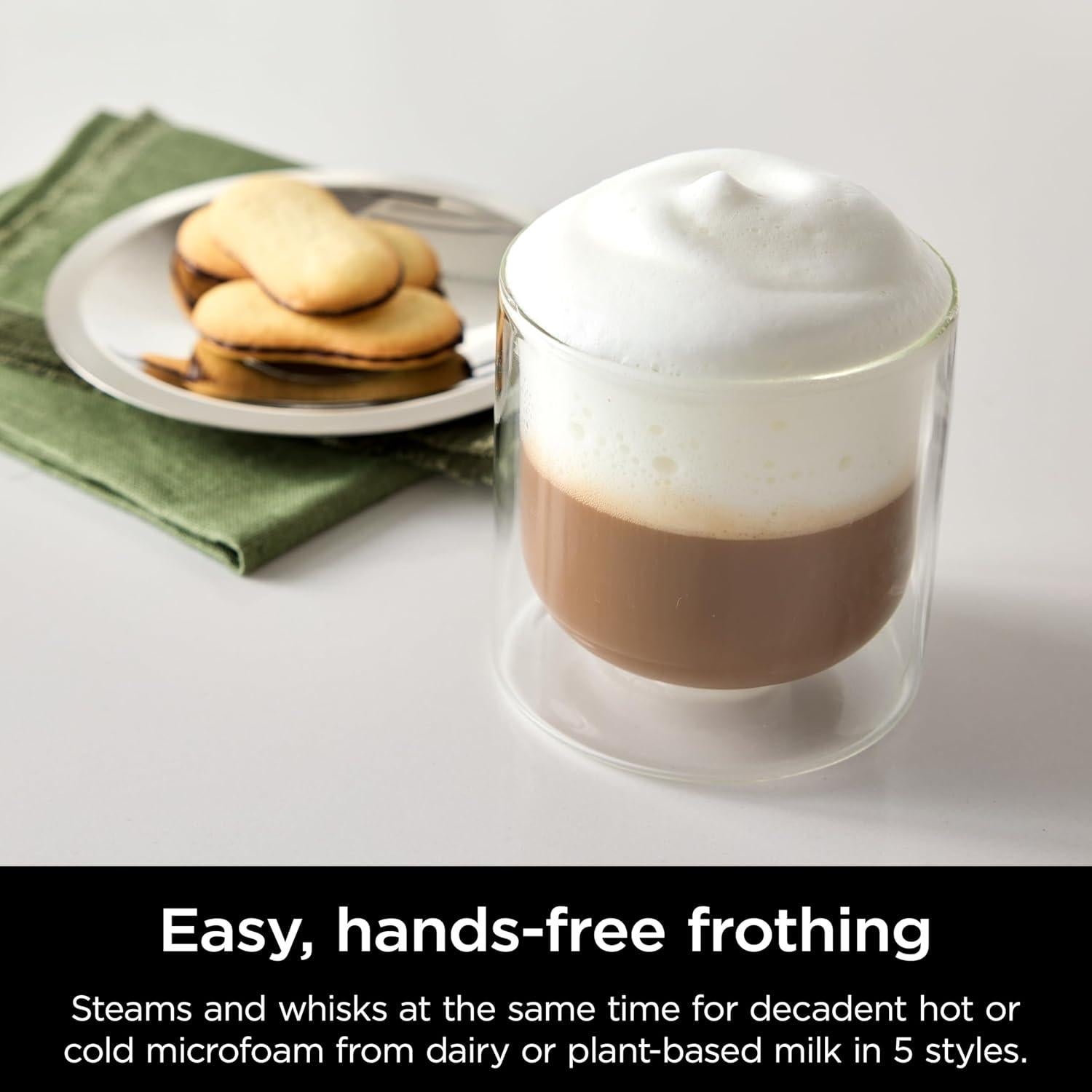 Máquina de Espresso Ninja Luxe Pro ES701 4 en 1 con Molinillo