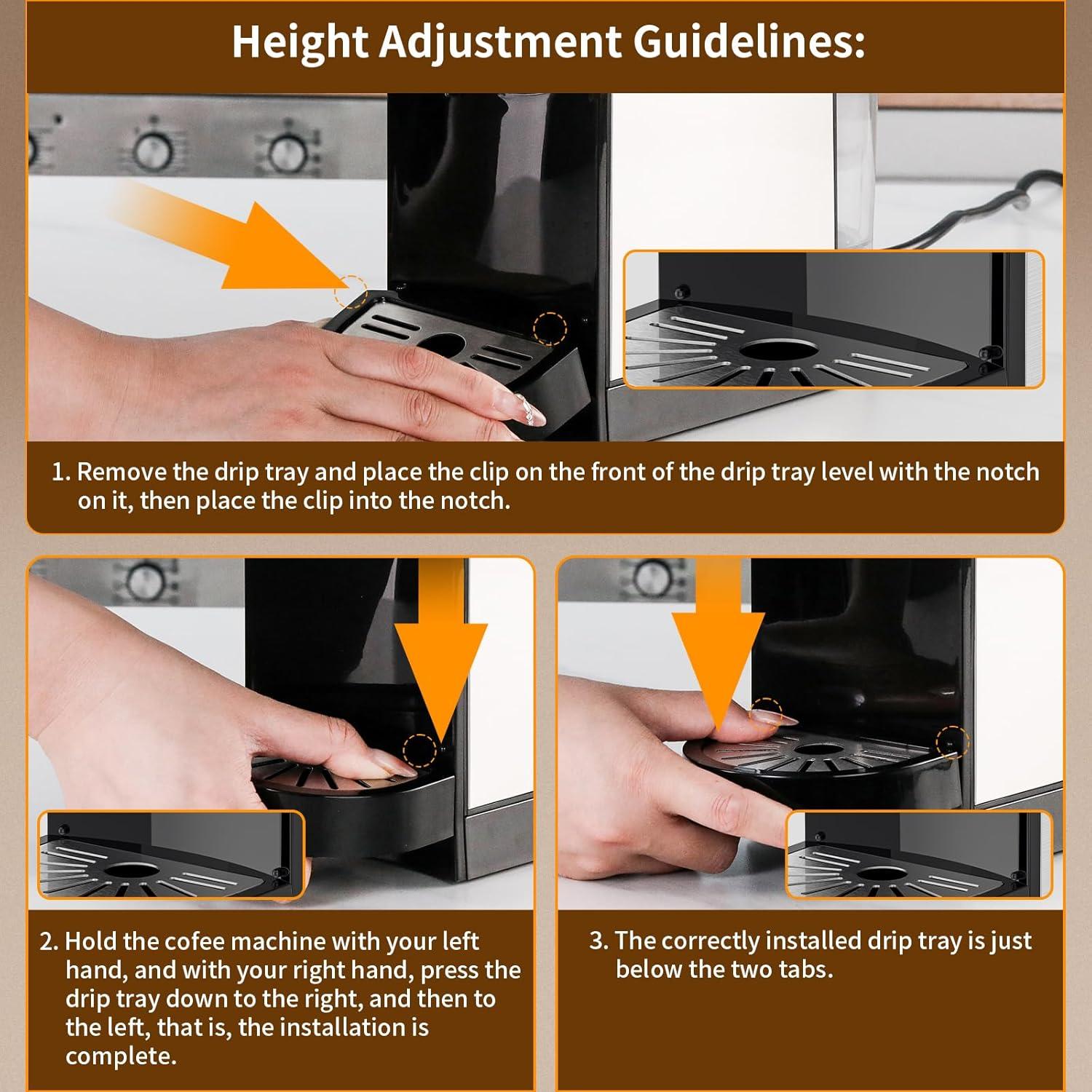 Cafetera Espresso KOTLIE AC-513HF 19Bar 5en1 Negra