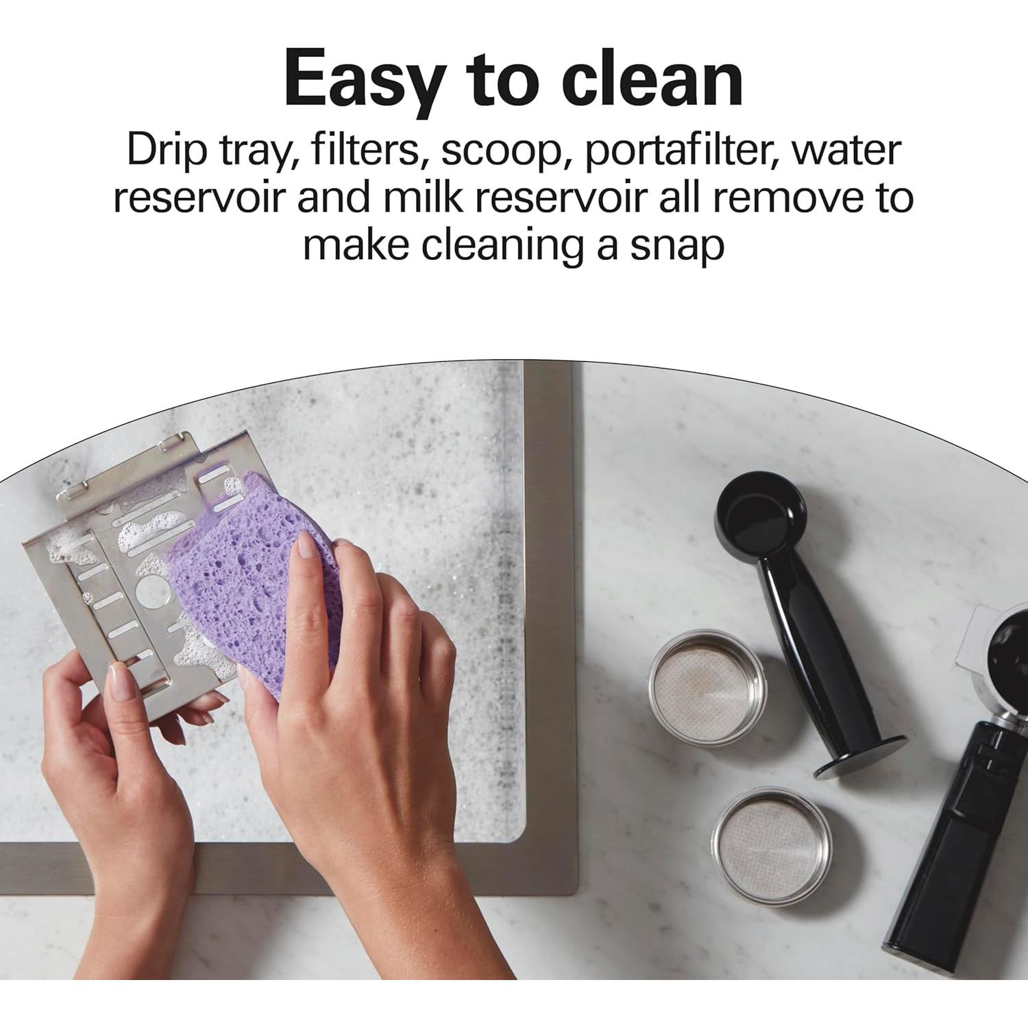 Máquina de Espresso Hamilton Beach 40750, 15 Bar, 2.07L