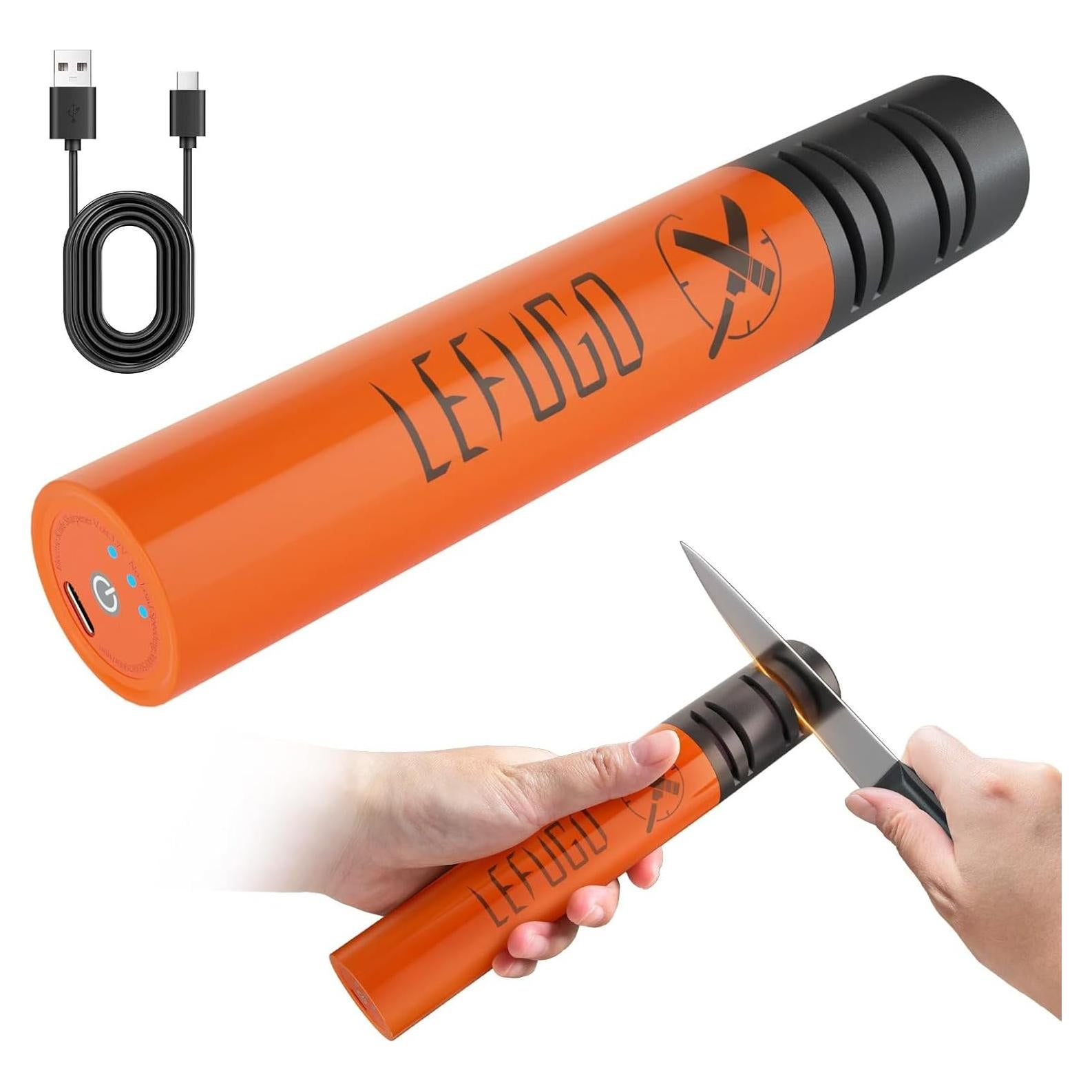 Afilador de cuchillos eléctrico LEFUGO 3 velocidades 7000RPM