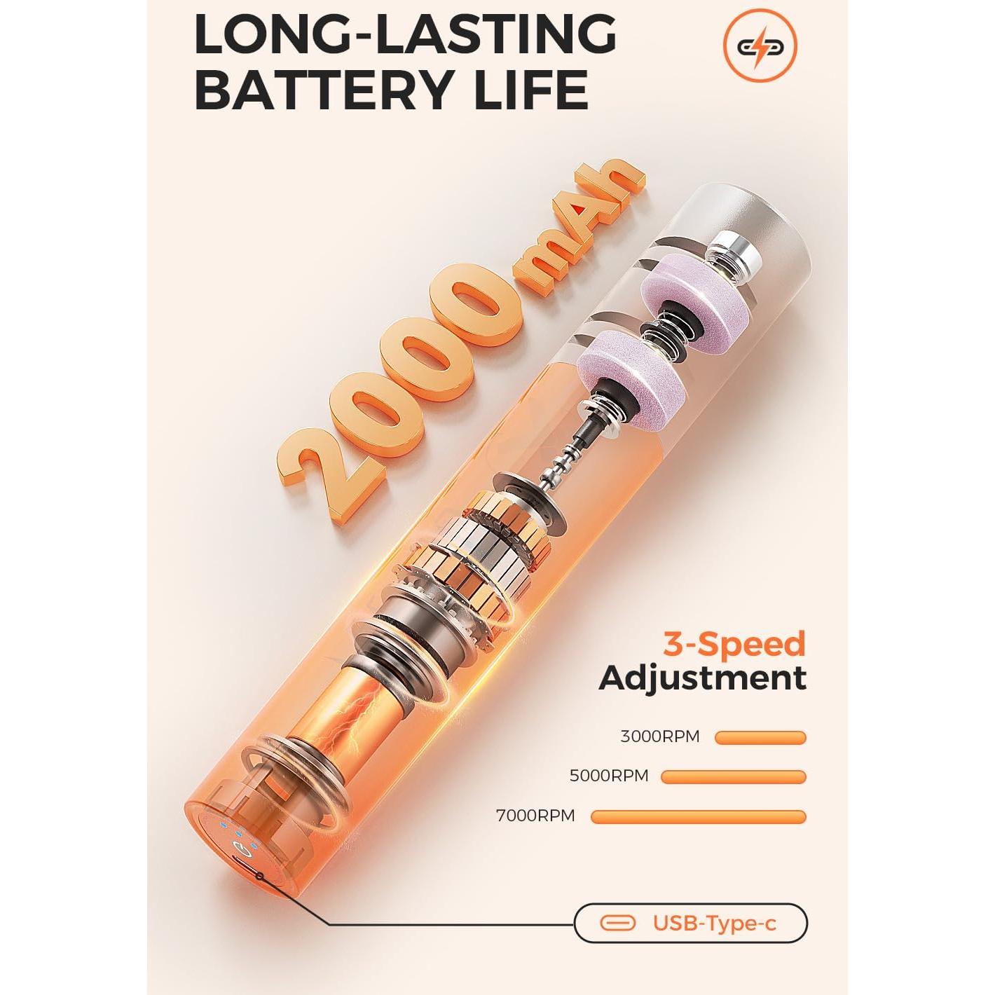 Afilador de cuchillos eléctrico LEFUGO 3 velocidades 7000RPM