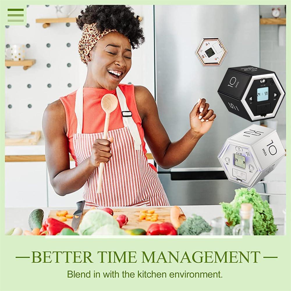 Temporizador Digital Hexagonal Magnético SIUKE para Cocina