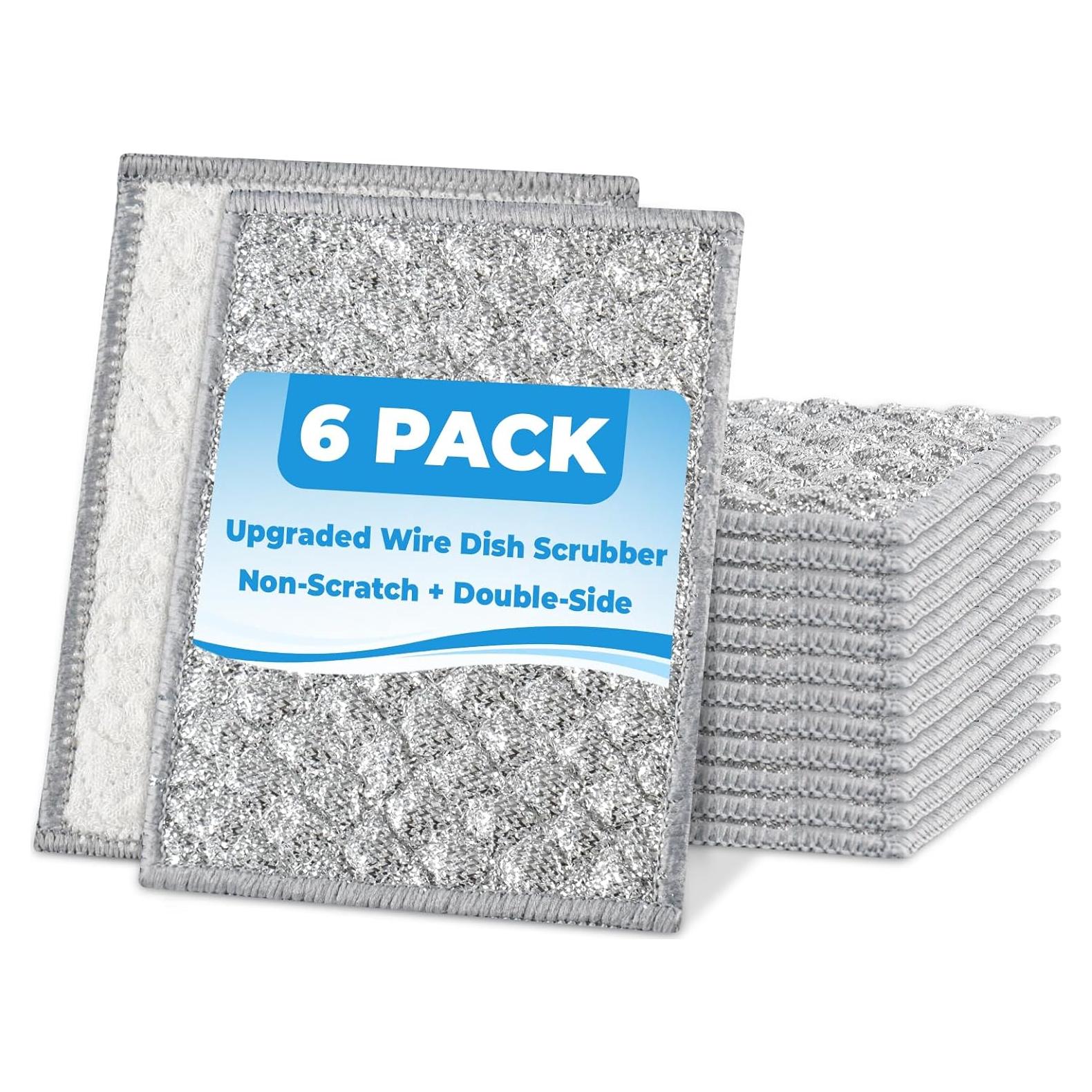 Paños de Cocina Antirayaduras Liyuelome 6 Unidades Doble Cara