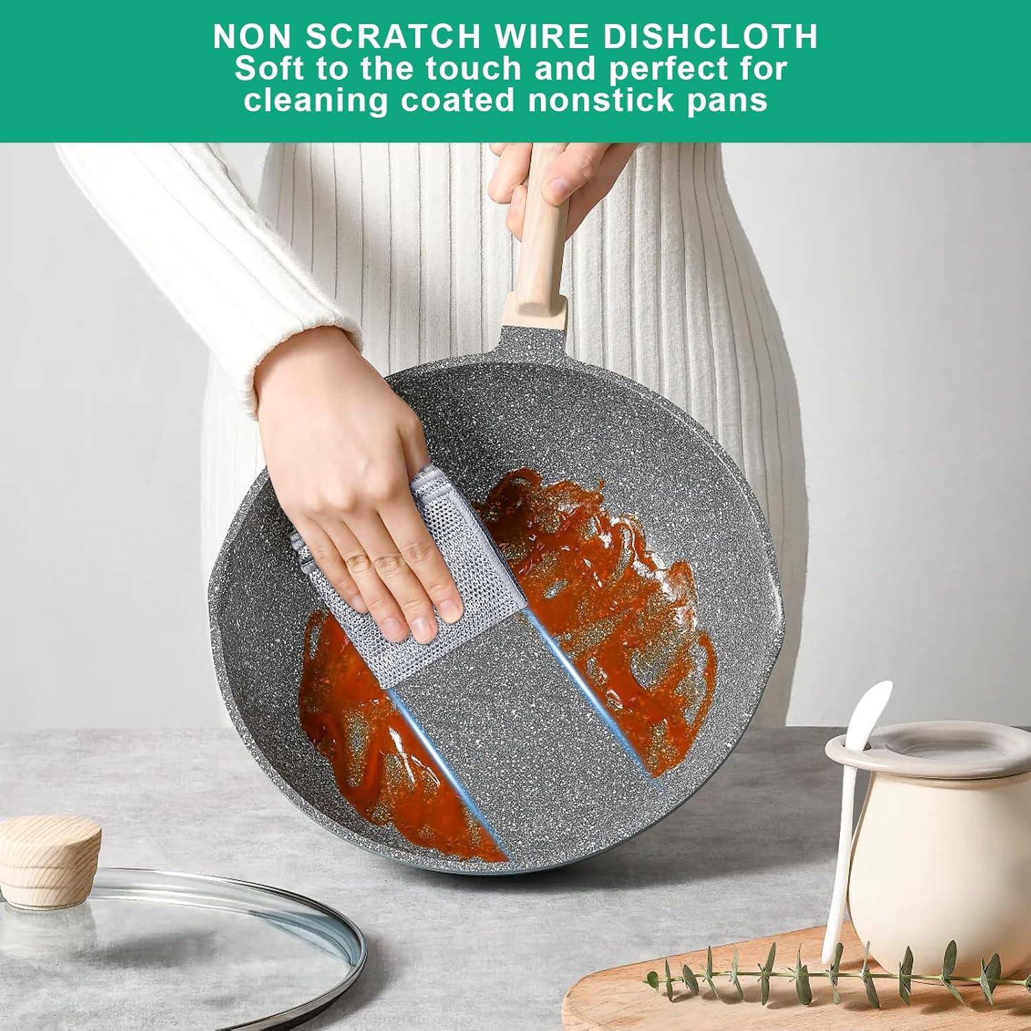 Trapos de Cocina Multiusos BTIFU 20x20 cm - 10 Pcs Reutilizables