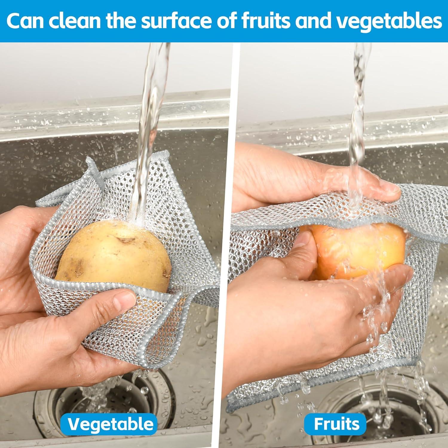 Paquete de 12 Paños de Lavado No Rayantes WYDZKJ 20x20 cm