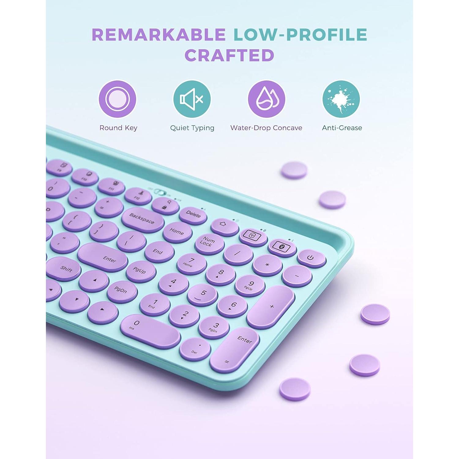 Teclado Bluetooth Seenda Retroiluminado Multi-Dispositivo