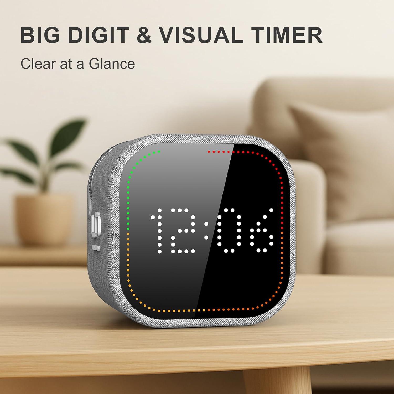 Temporizador Pomodoro REACHER KL242 Visual Silencioso 8.38 cm