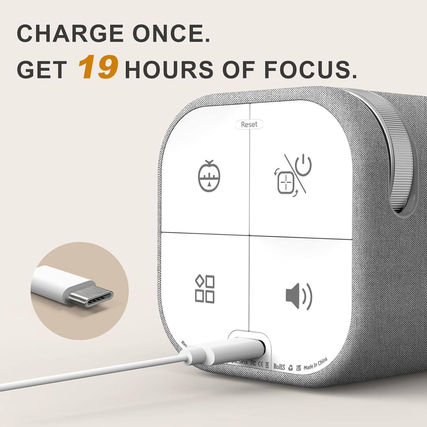 Temporizador Pomodoro REACHER KL242 Visual Silencioso 8.38 cm