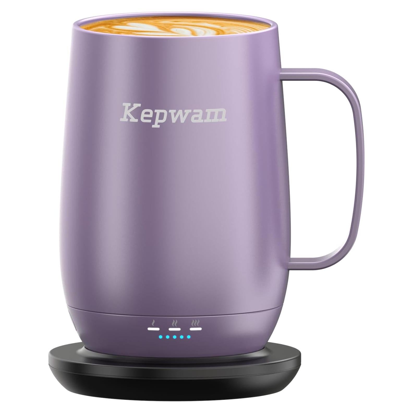 Taza de Café Inteligente Kepwam T2-Plus 20oz Auto Calentada