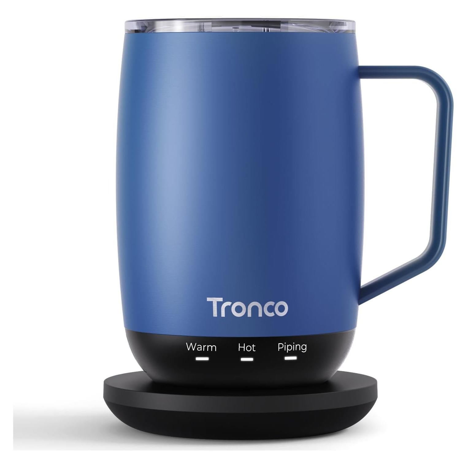 Taza de Café Autocalentable Tronco 14 oz - Control Temperatura