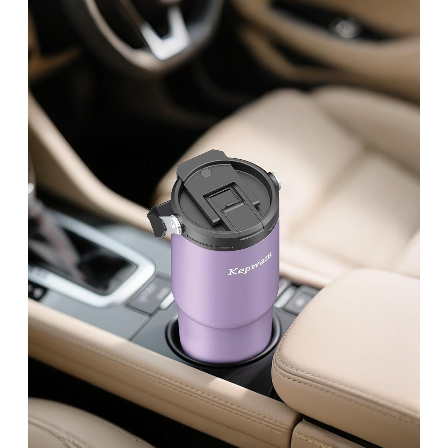 Taza de Viaje Autocalentable Kepwam 20oz Control Temperatura