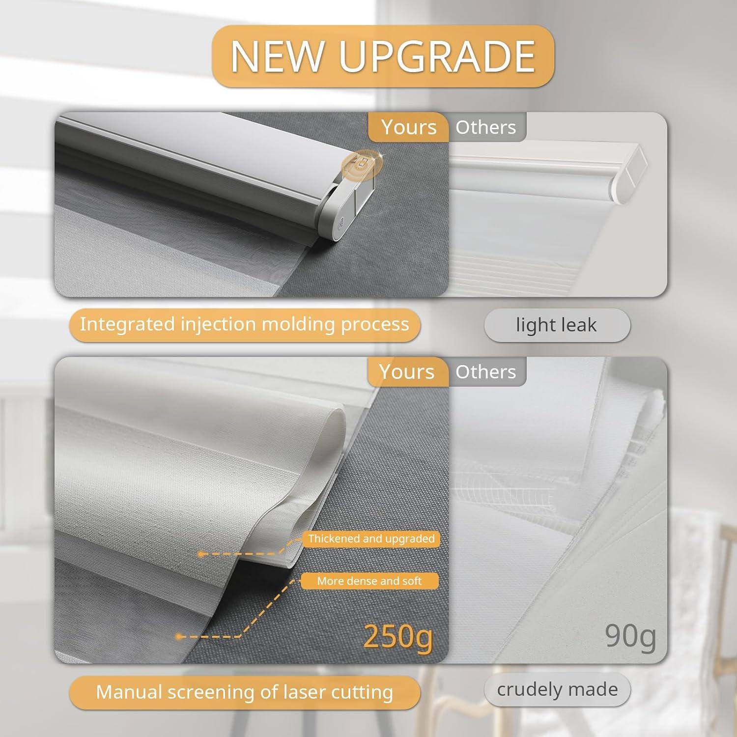 Persianas Zebra Motorizadas MUSCLEAREA 71x183 cm Control Remoto