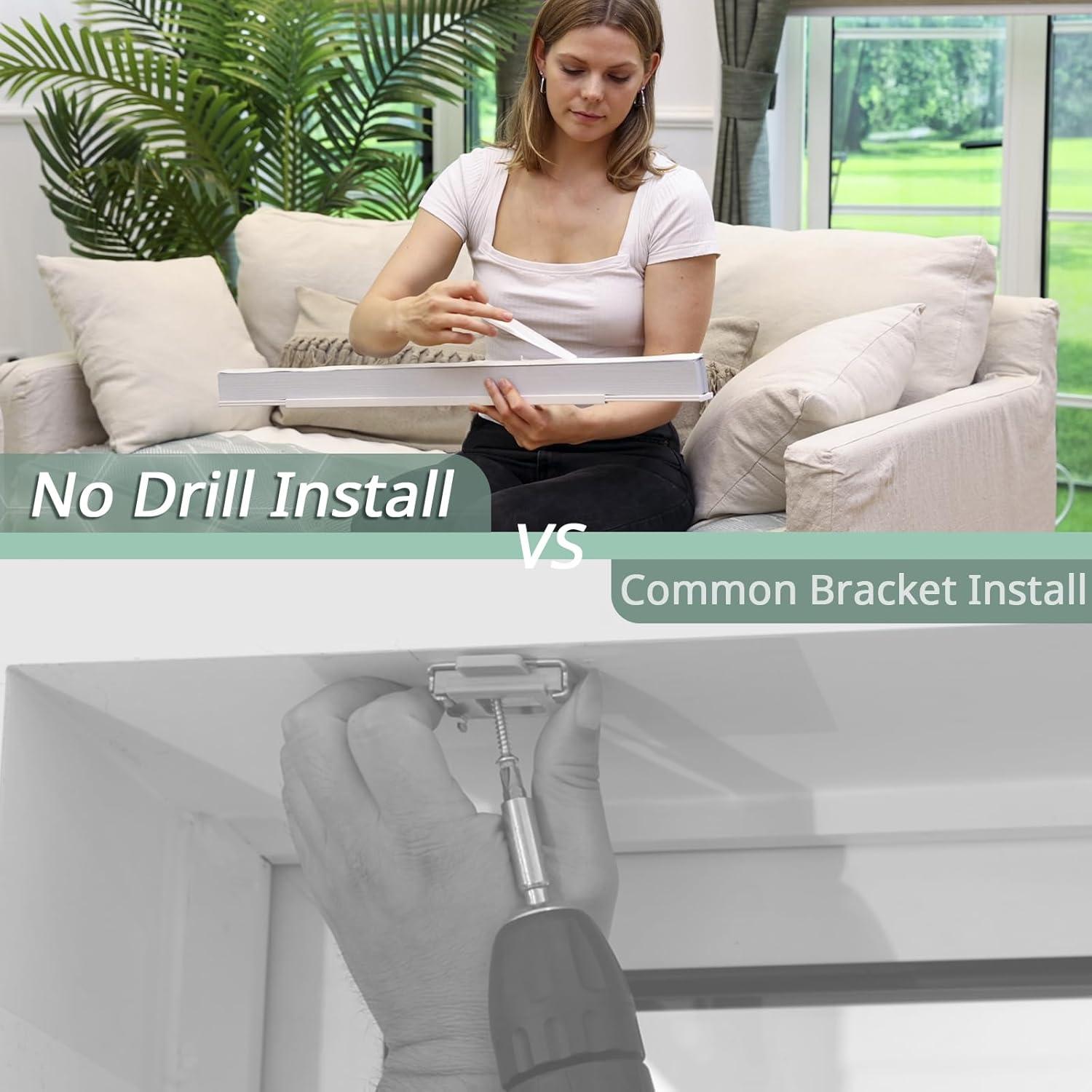 Persianas Celulares Blackout Blankendon 99x162 cm Blancas