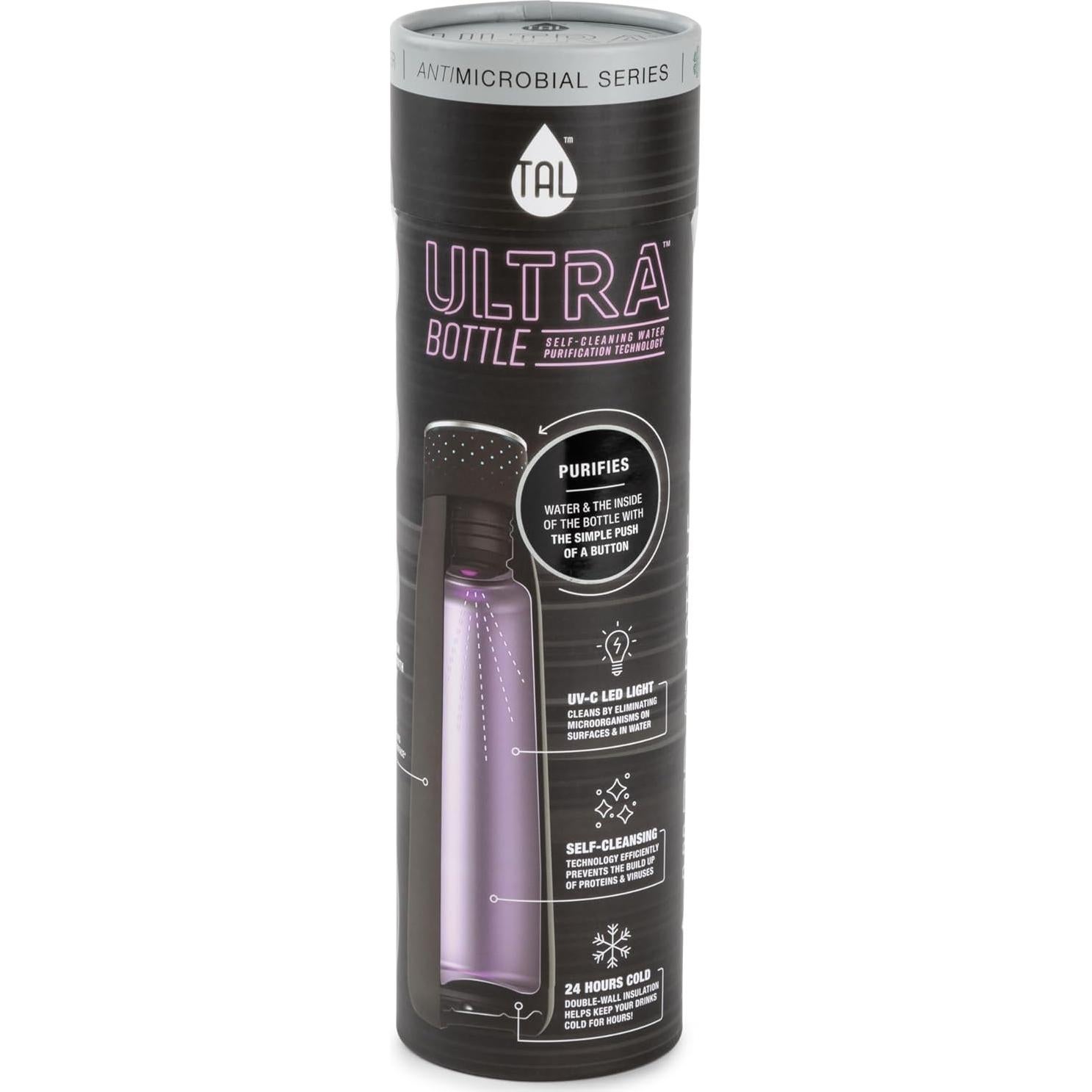 Botella de Agua Aislada Tal Ultra 532ml con Autolimpieza UV-C