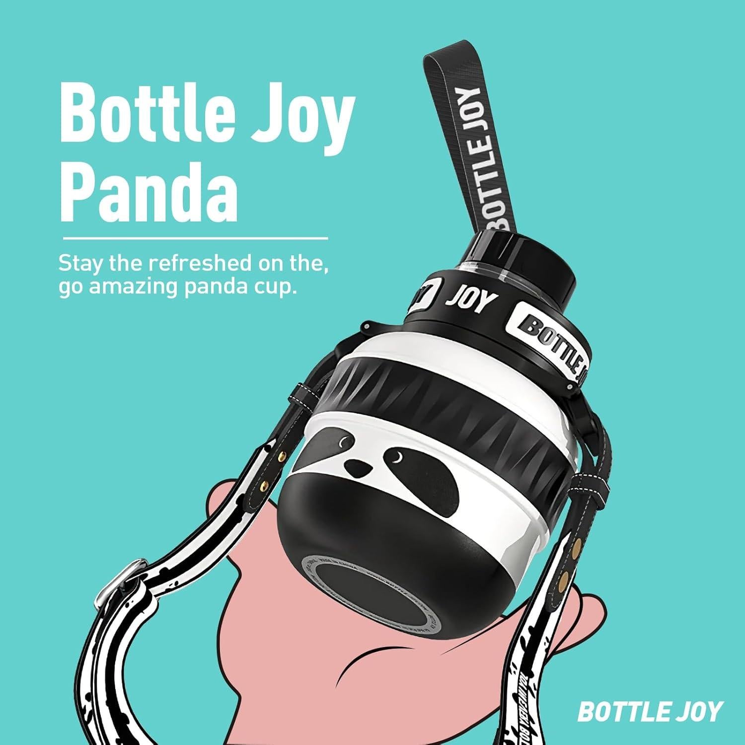 Botella de Agua Acero Inoxidable BOTTLE JOY Panda 473 ml