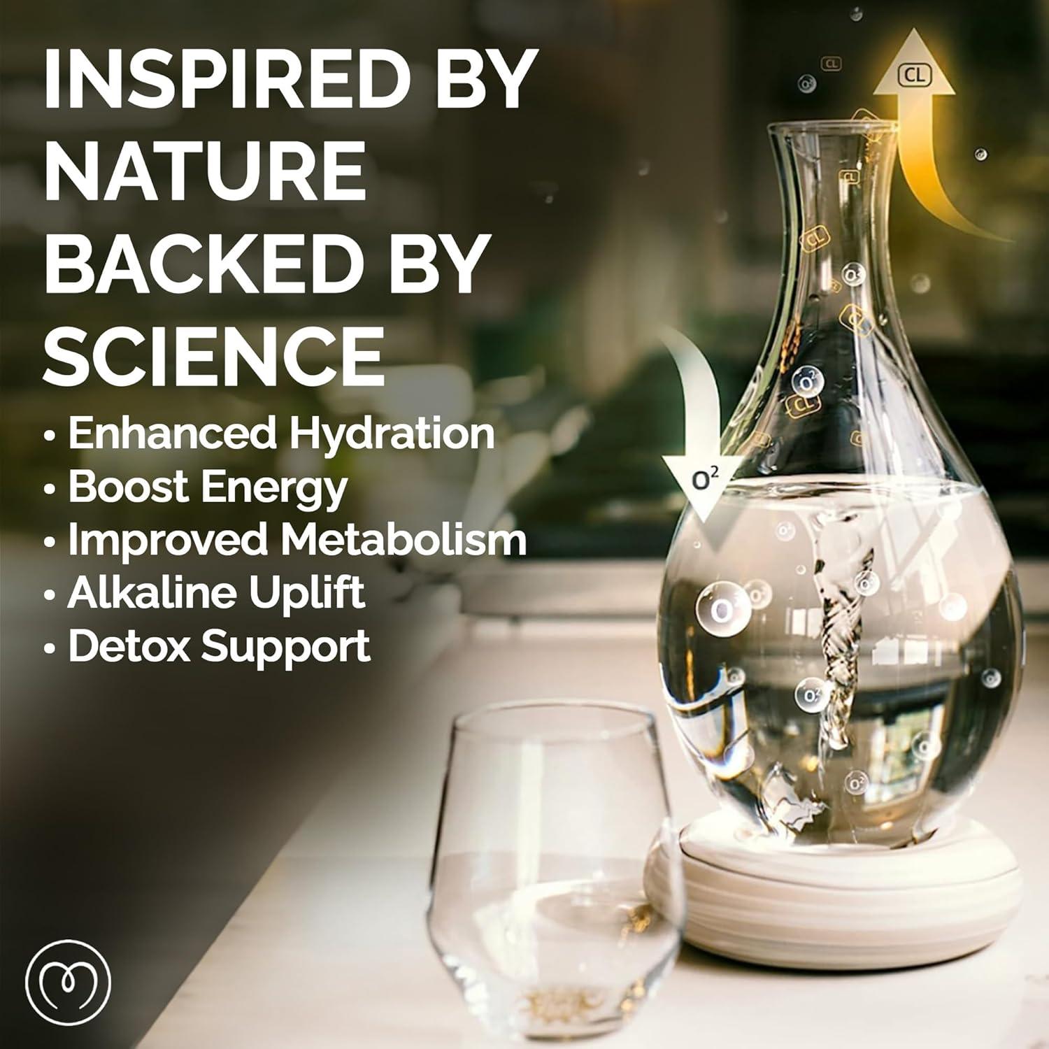 Jarra de Agua MayuSwirl 1.5L Vidrio Borosilicato Base Tierra