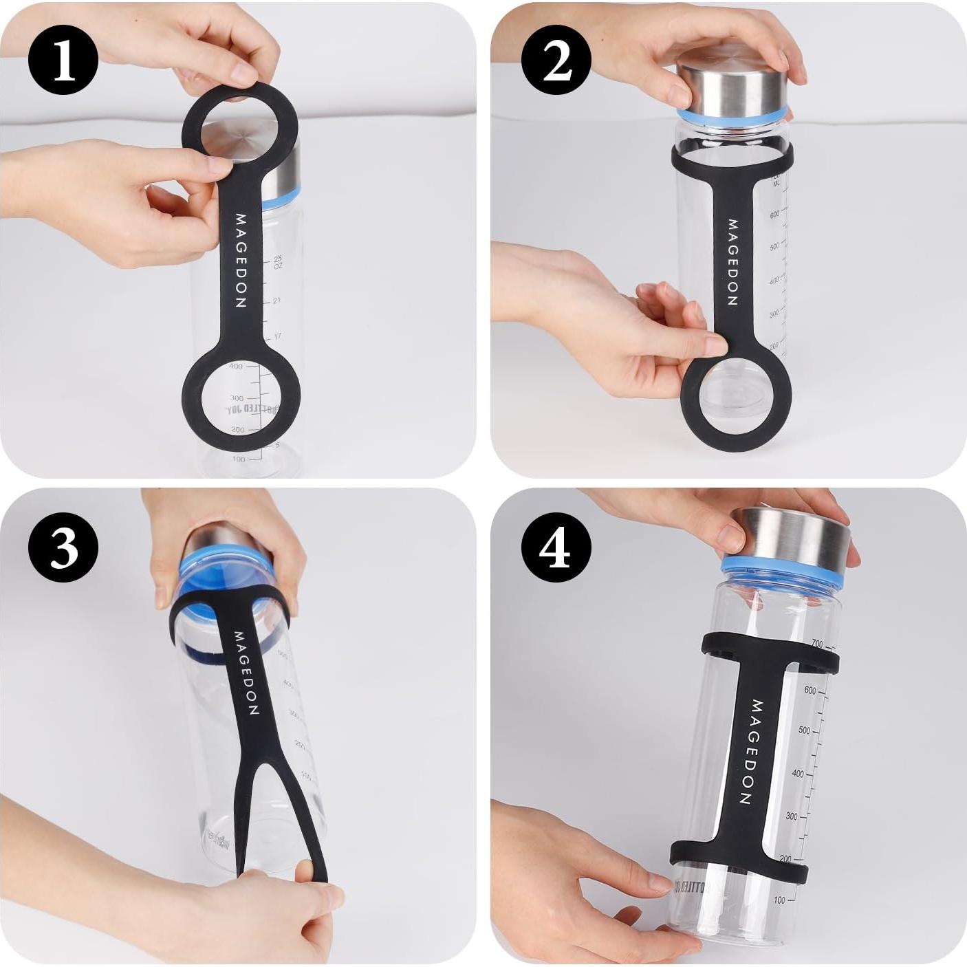 Soporte para Botellas de Agua MAGEDON - 2 Pack, Ligero y Ajustable