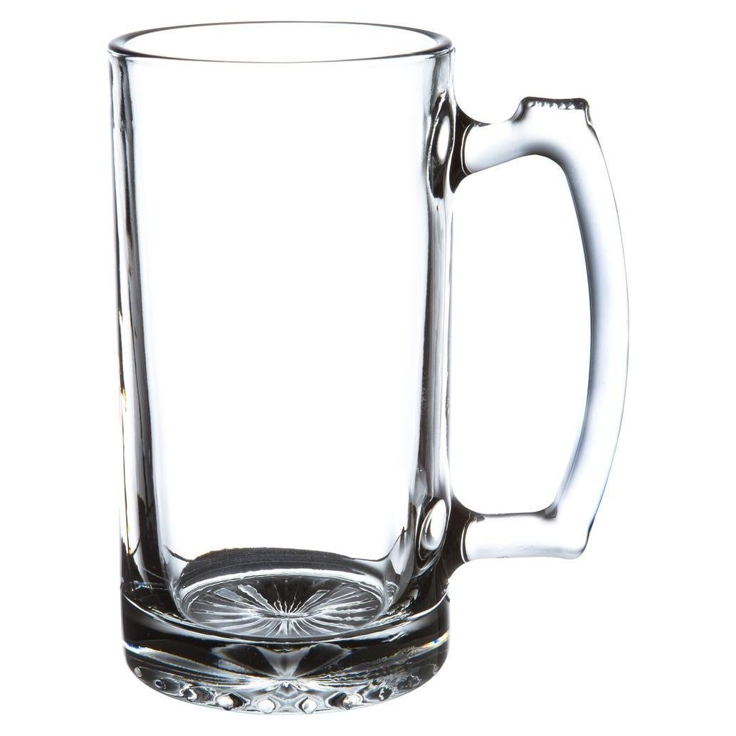Taza de Vidrio Transparente 0.47L 7" Alta Resistencia