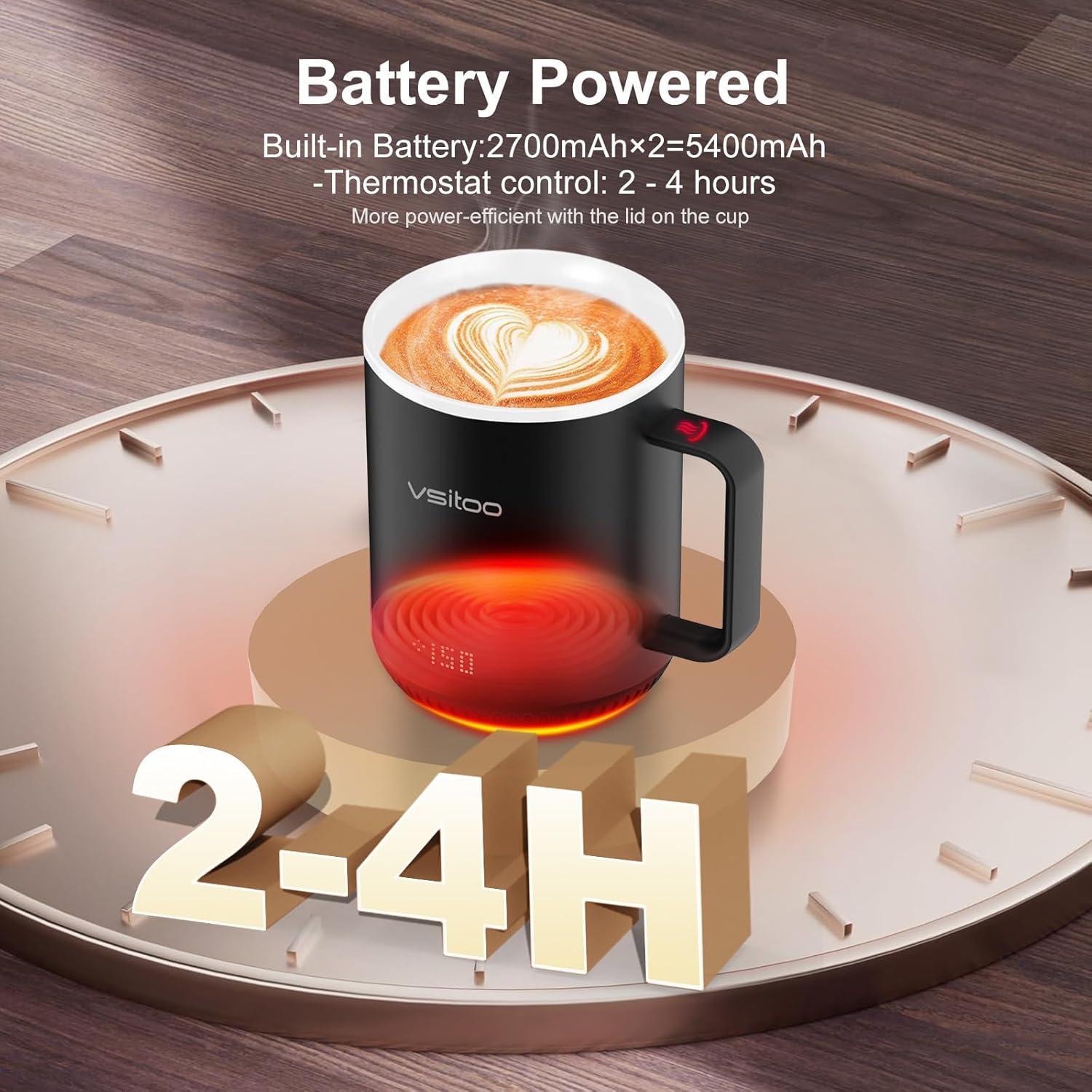 Taza Inteligente Vsitoo S3 0.3 L Autocalentable Control App