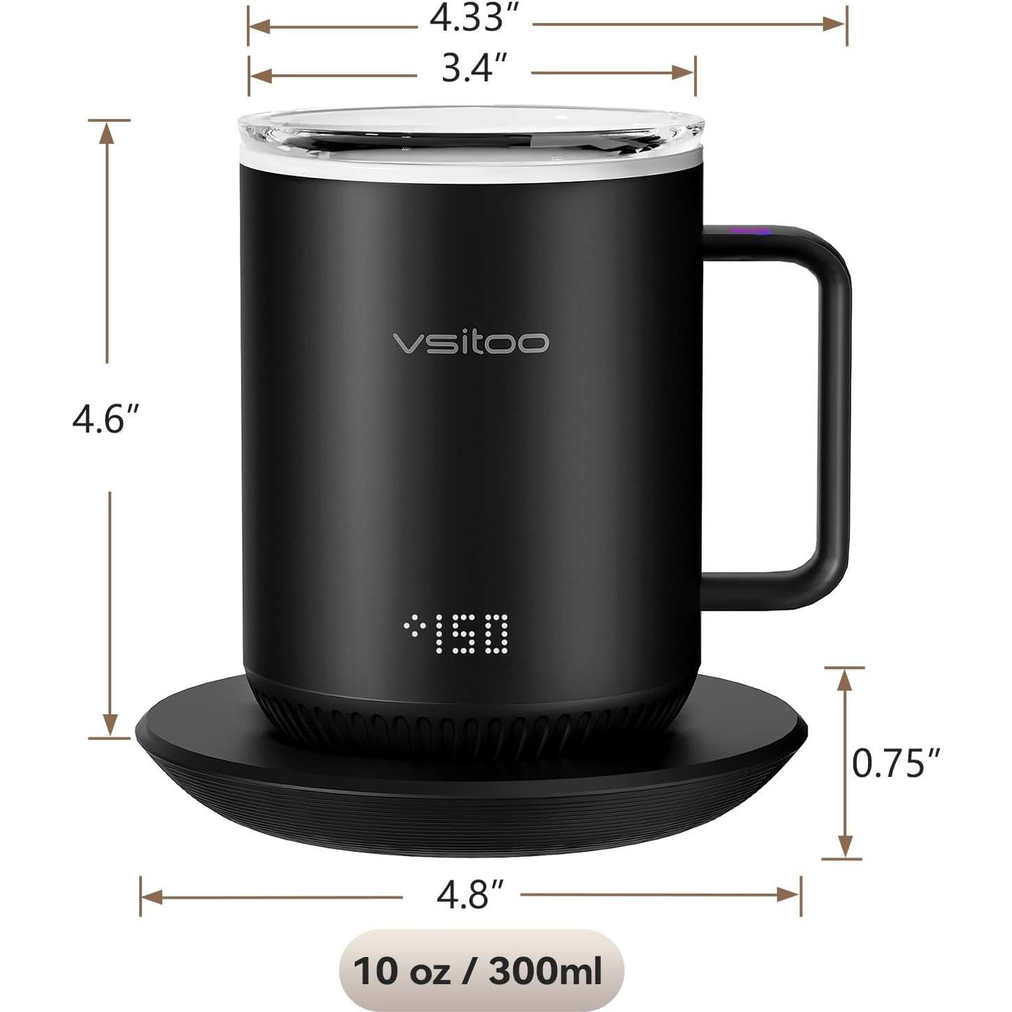 Taza Inteligente Vsitoo S3 0.3 L Autocalentable Control App
