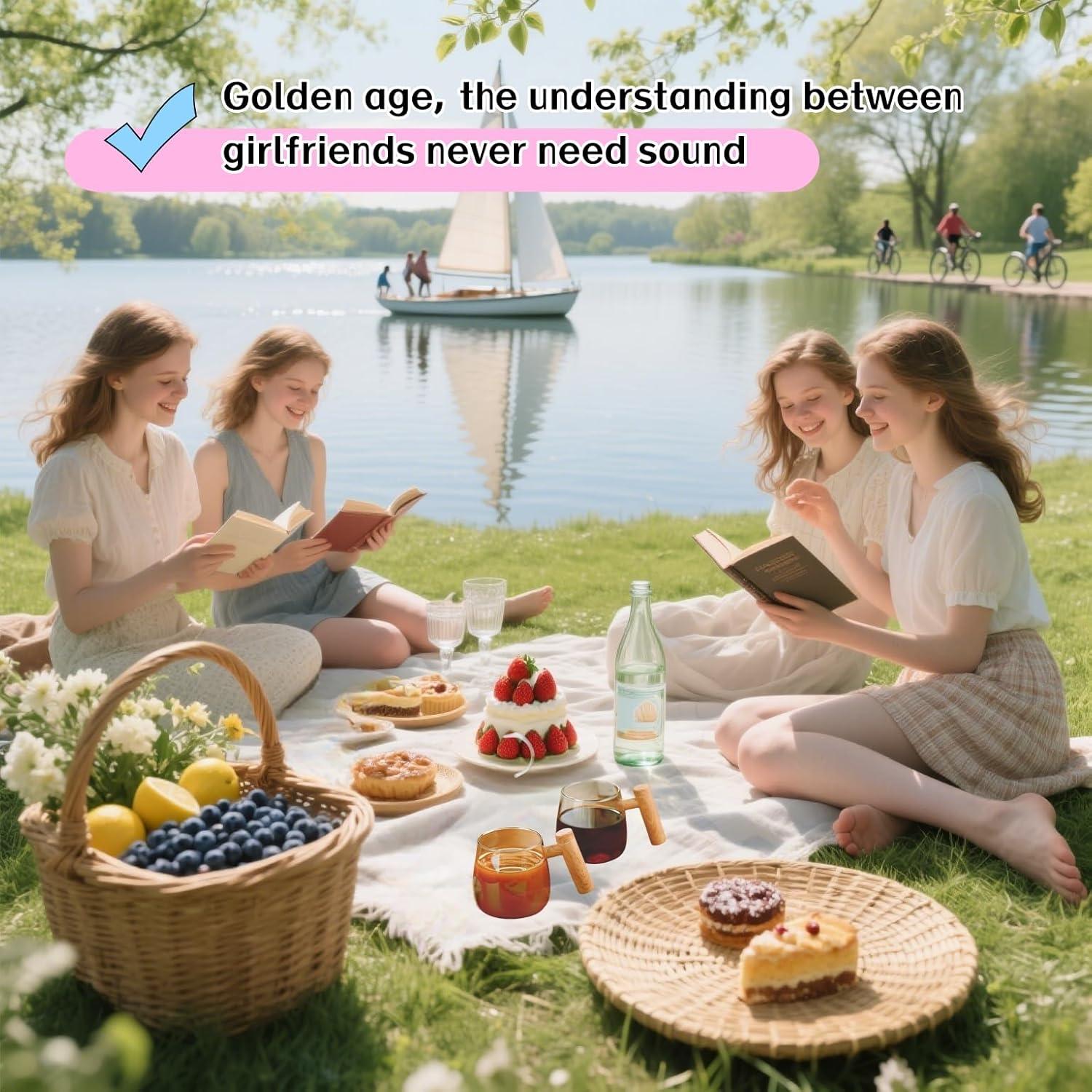 Taza Automezcladora NeovaHome 400ml Vidrio Borosilicato