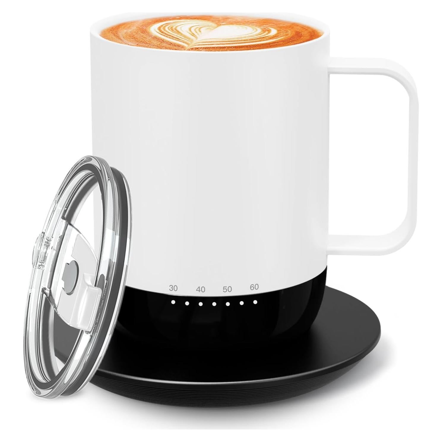 Taza inteligente calentada VSITOO S3PRO 14 oz Blanca