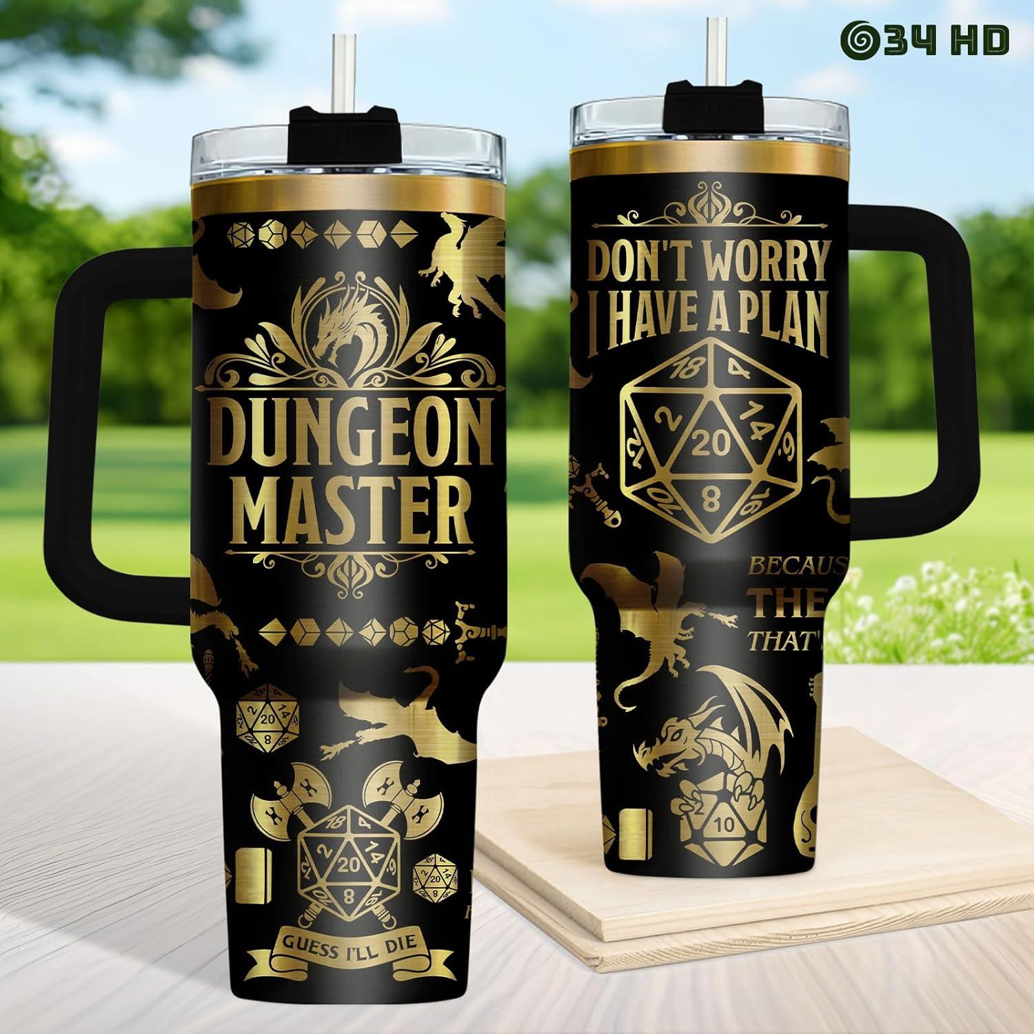 Taza Térmica Aislada 34HD 1.18L con Asa y Popote Grabada