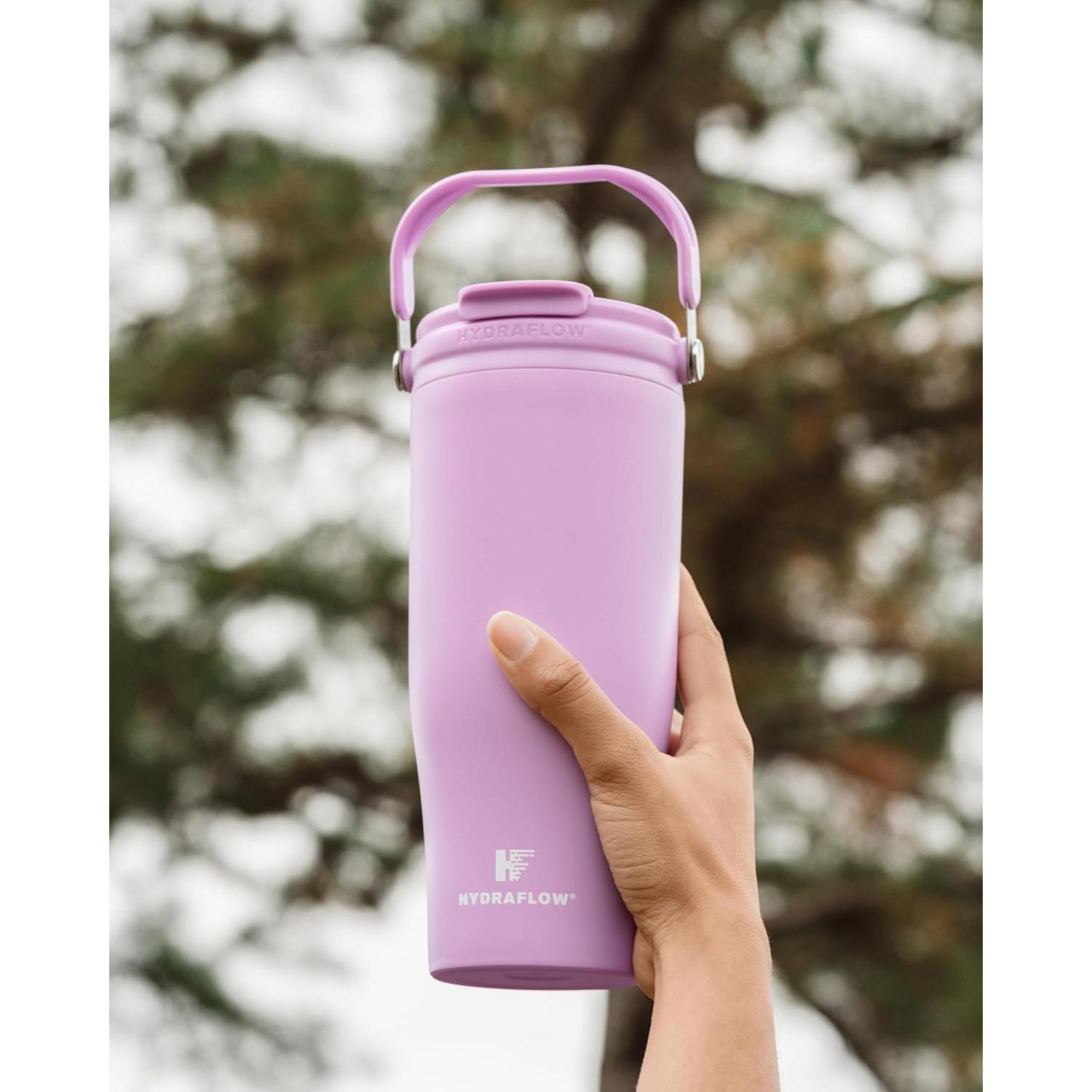 Taza de Viaje HYDRAFLOW 30 oz Acero Inoxidable Aislada