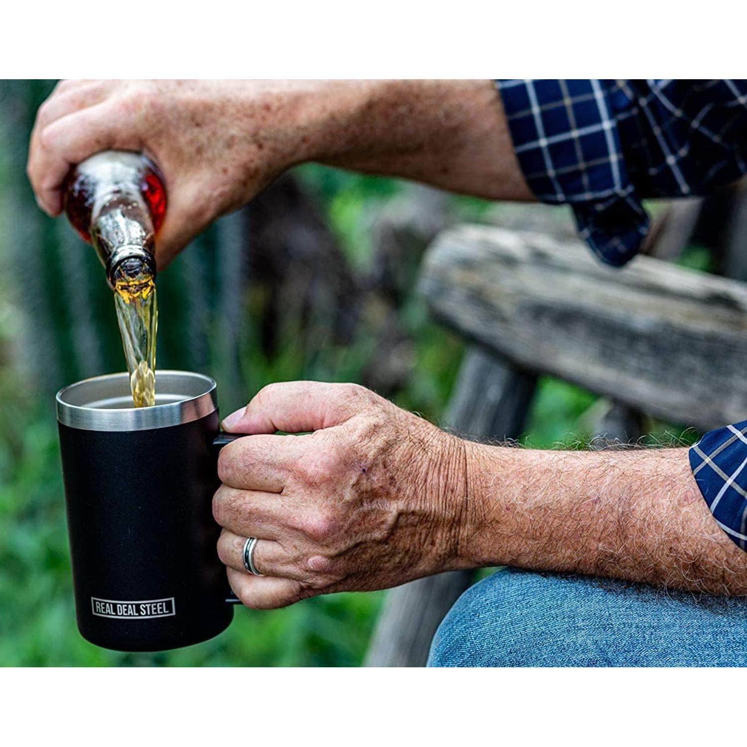 Taza Aislada Doble Pared Real Deal Steel - Set de 2, 590 ml