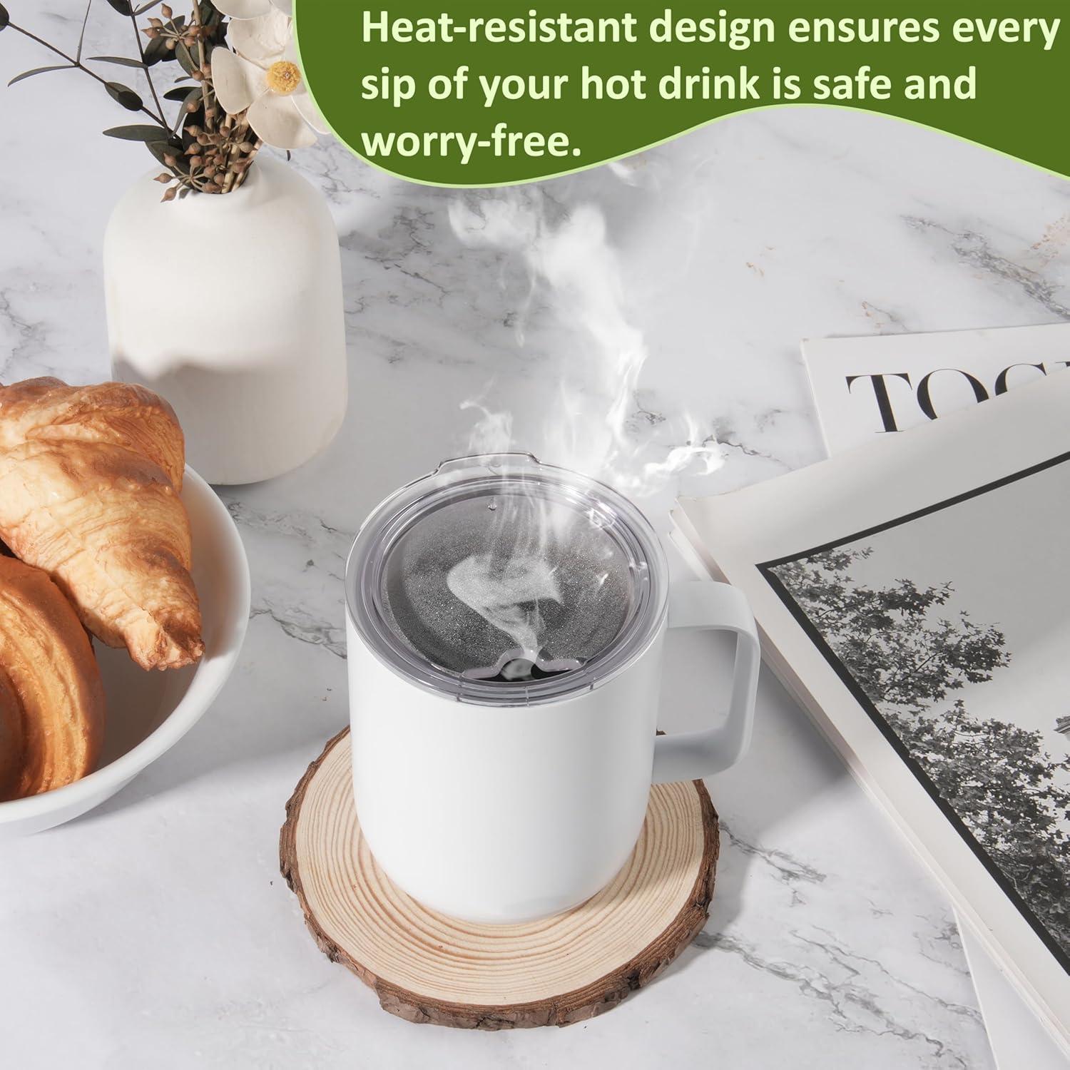 Tapa de Reemplazo LUVCOSY para Ember Smart Mug 10oz Transparente