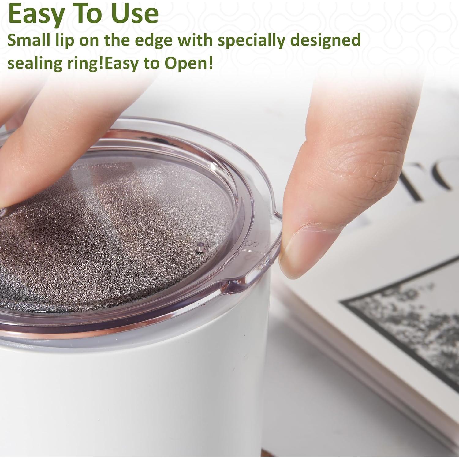 Tapa de Reemplazo LUVCOSY para Ember Smart Mug 10oz Transparente