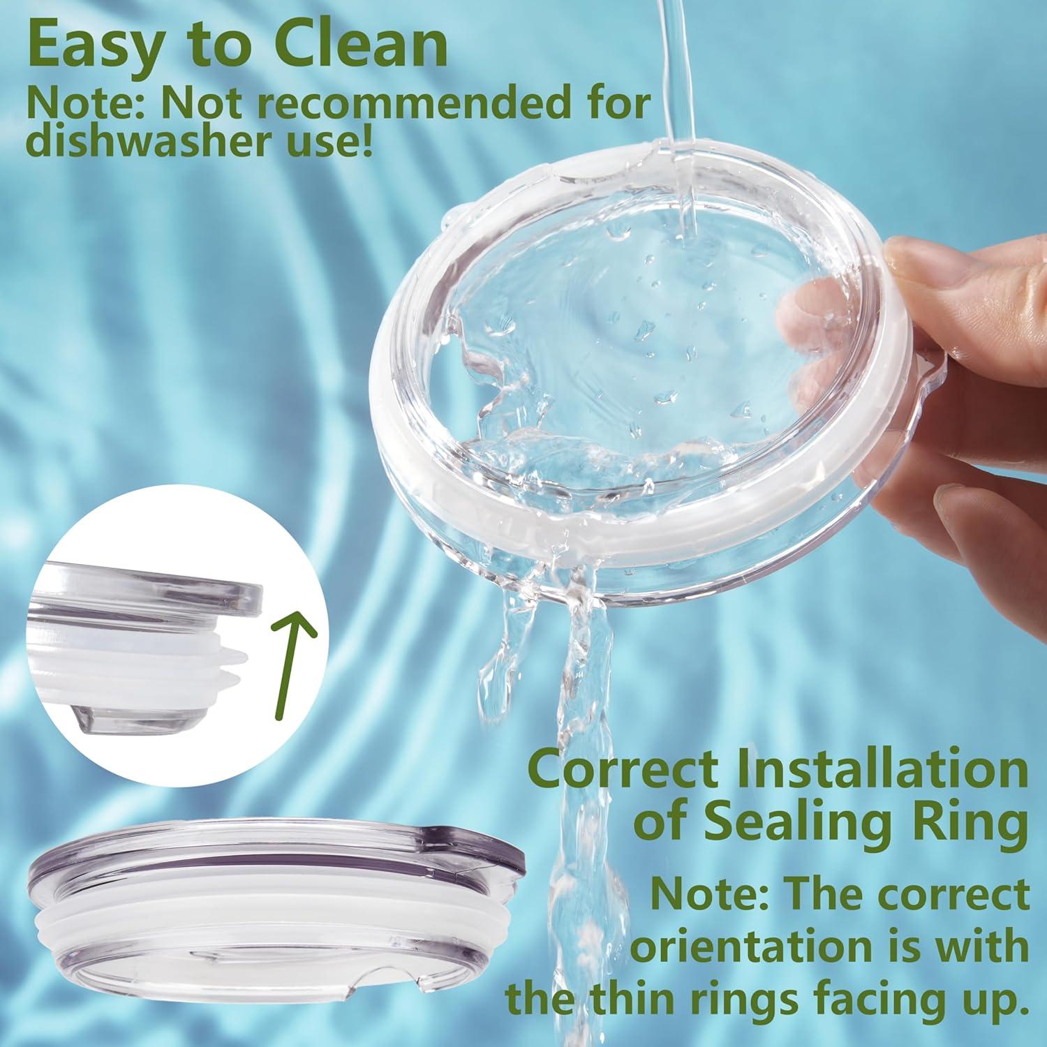 Tapa de Reemplazo LUVCOSY para Ember Smart Mug 10oz Transparente