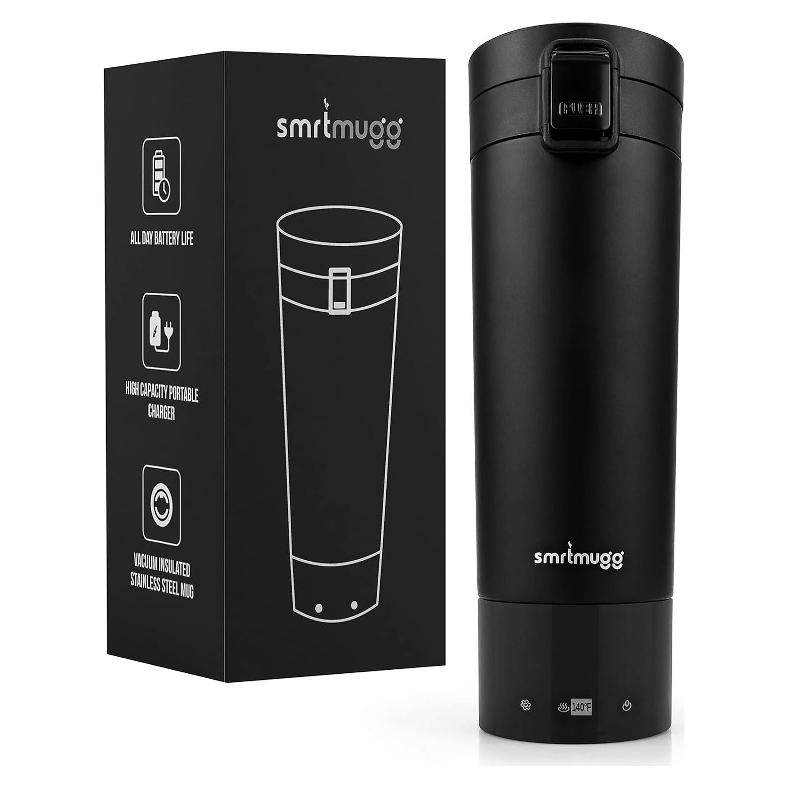 Taza Inteligente SMRTMUGG 300 ml Calentada Batería Larga Duración