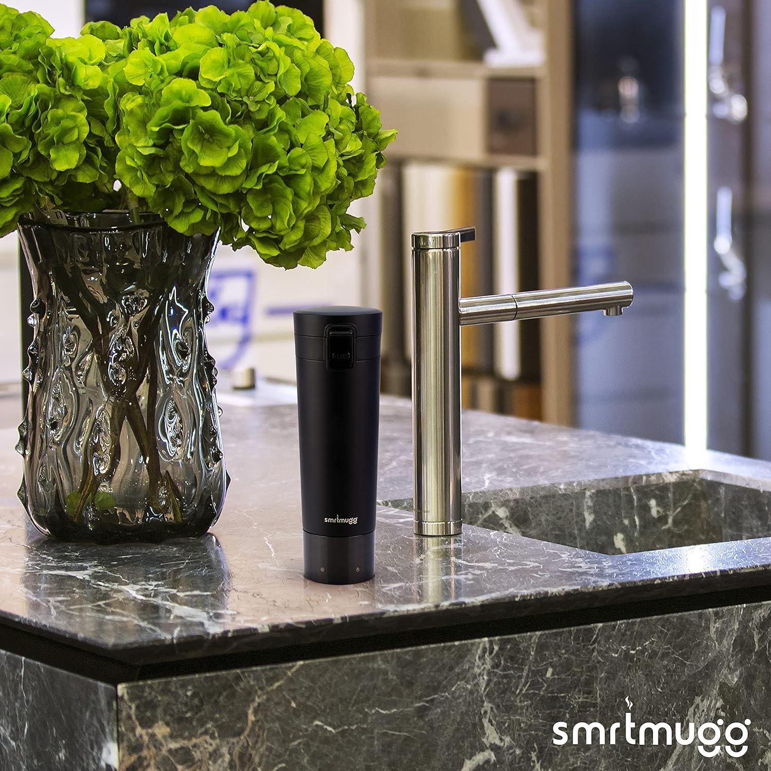 Taza Inteligente SMRTMUGG 300 ml Calentada Batería Larga Duración