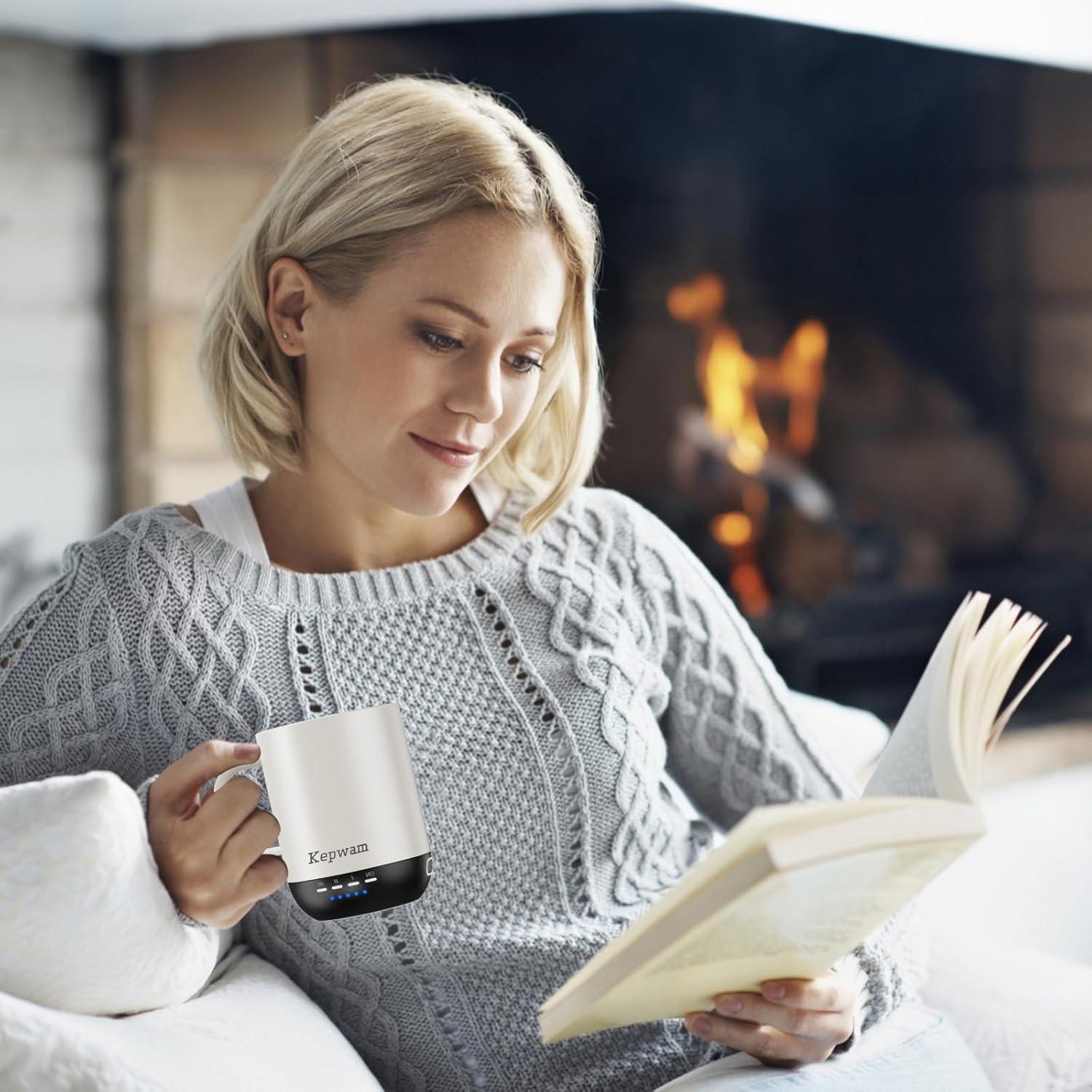 Taza Inteligente Autocalentable Kepwam 4000Ah 65°C