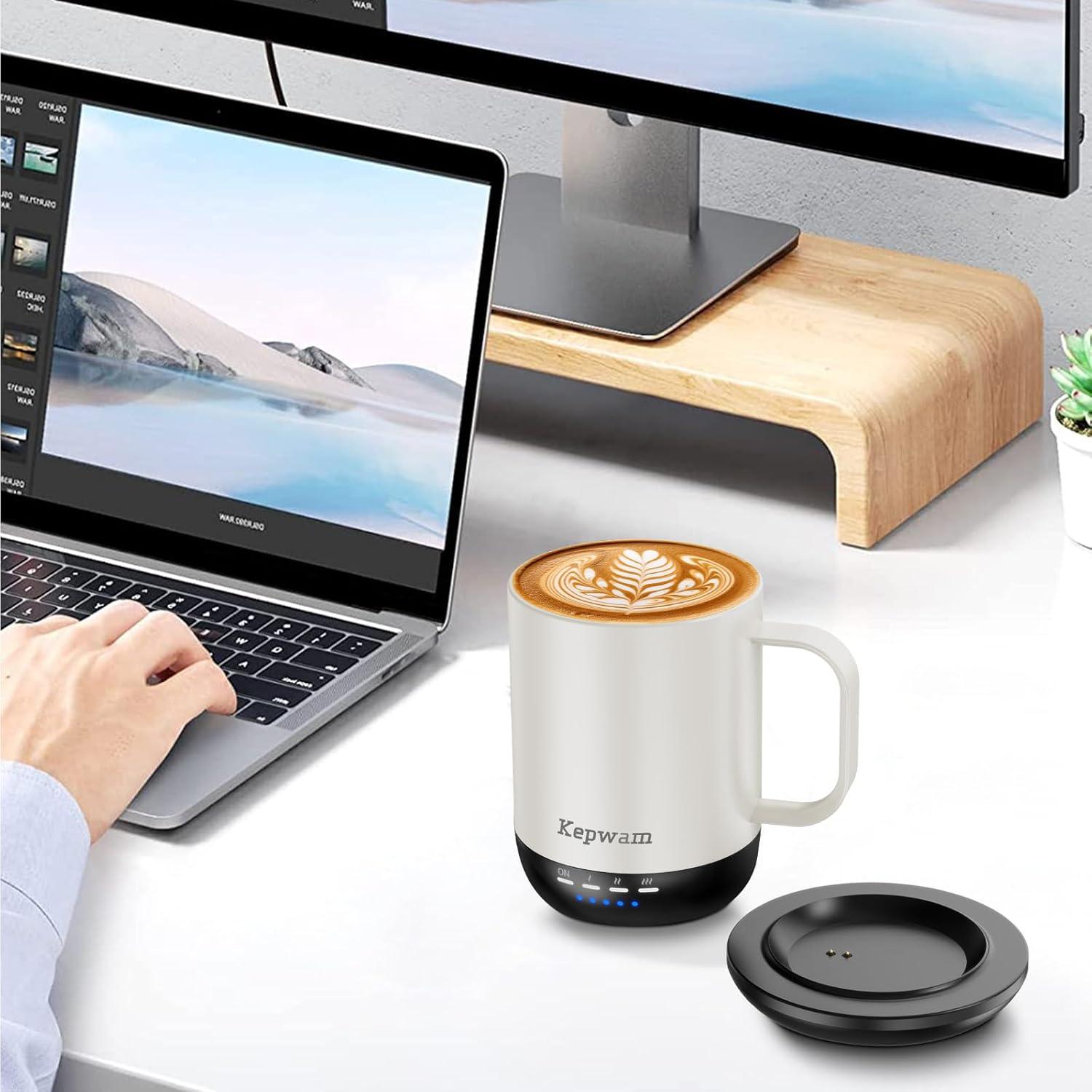 Taza Inteligente Autocalentable Kepwam 4000Ah 65°C