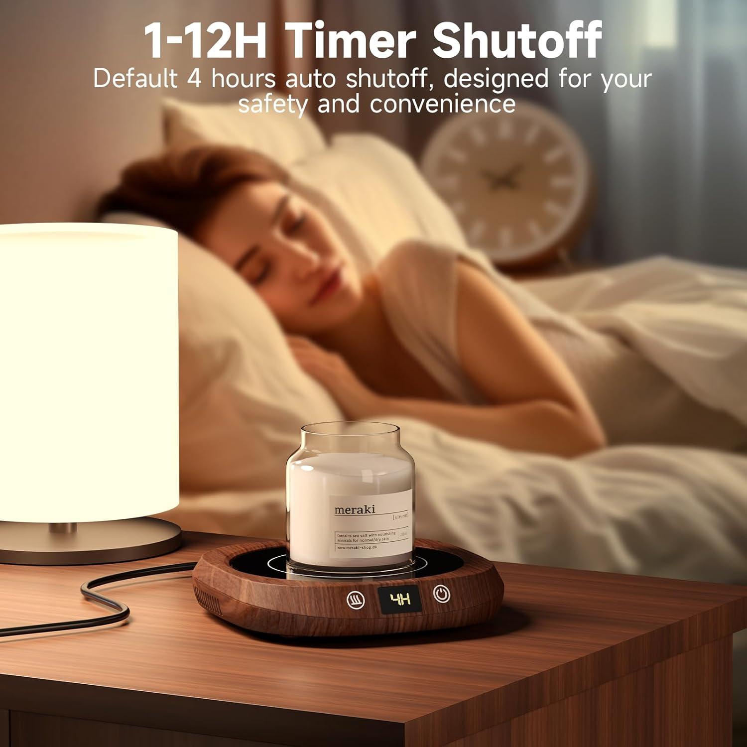 Calentador de Tazas Eléctrico GNIYUIX MS2401 - 5 Temperaturas