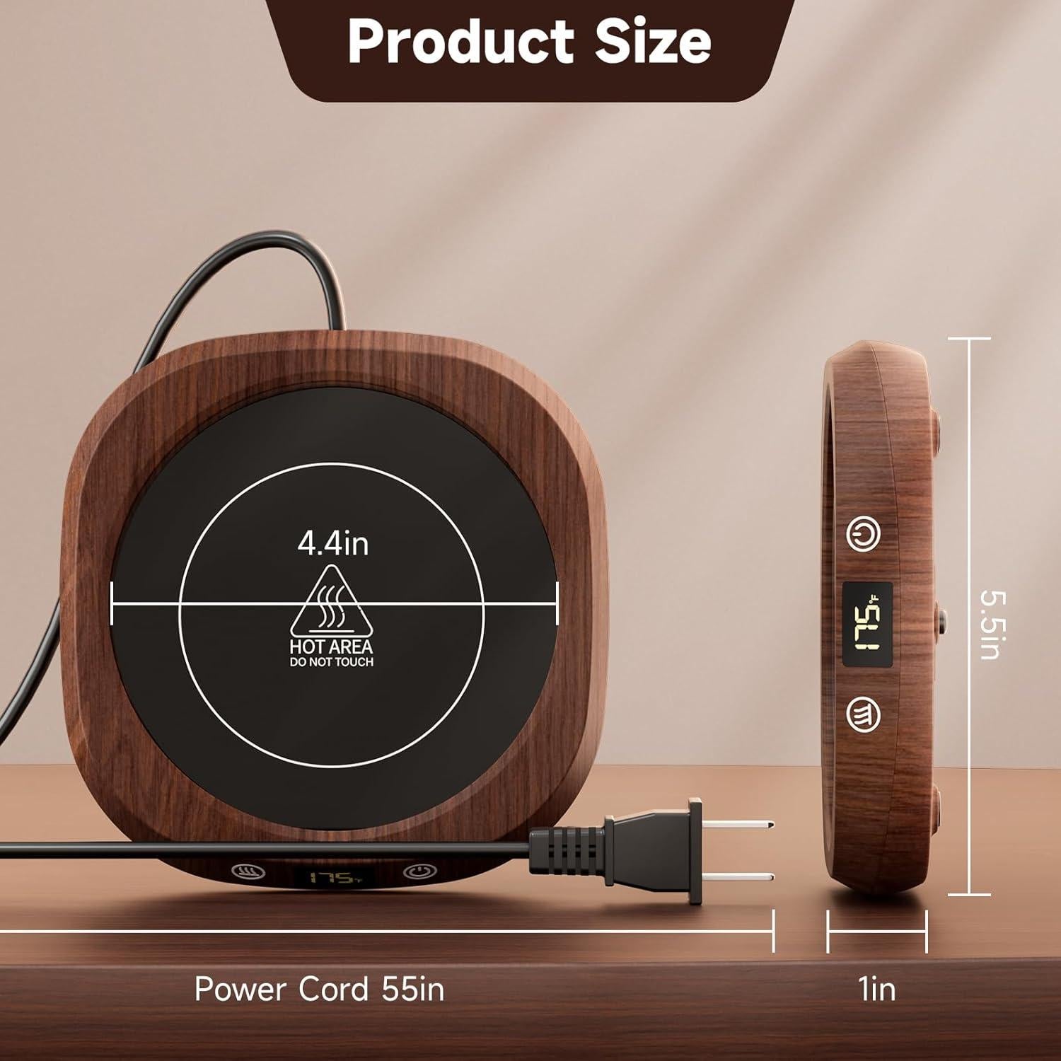 Calentador de Tazas Eléctrico GNIYUIX MS2401 - 5 Temperaturas