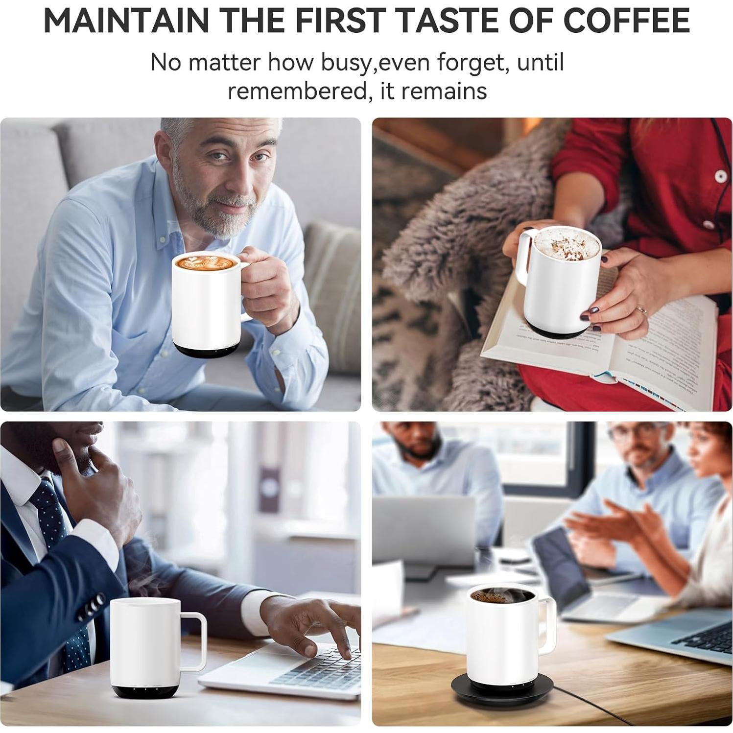 Taza de café inteligente autocalentable vsitoo S3 Plus 600ml