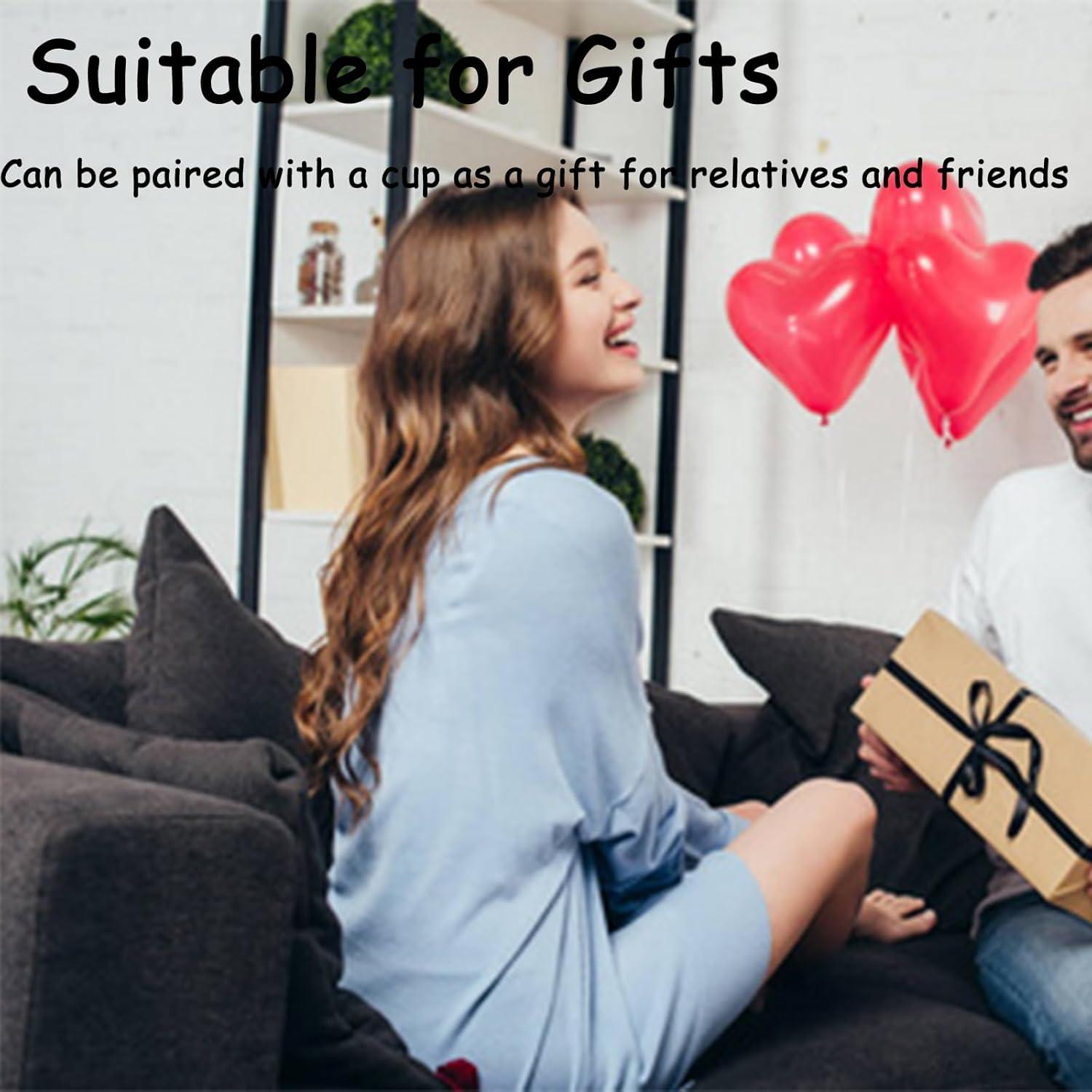 Juego de Mug con Calentador y Posavasos Corazón Wuryuema 14 oz