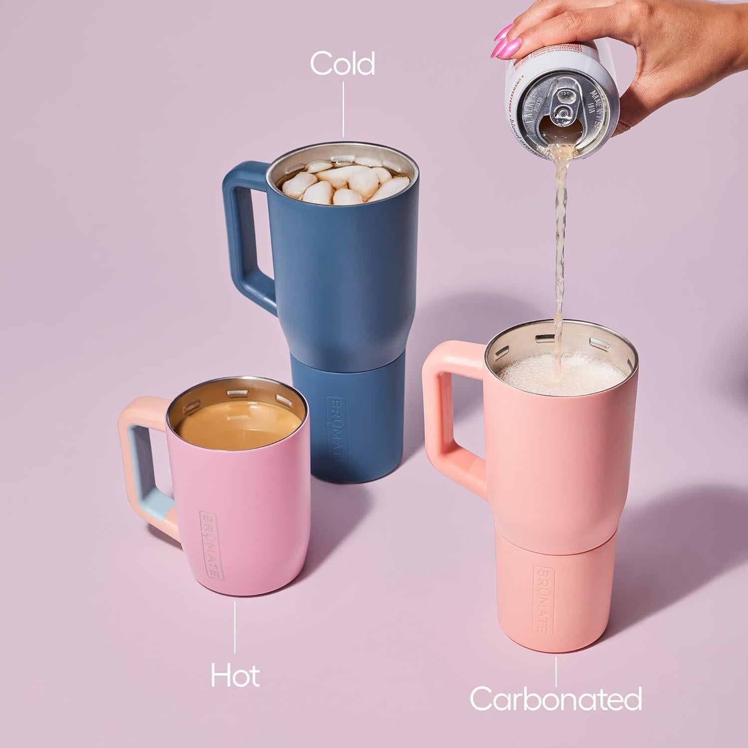 Taza de Café Aislada BrüMate Muv 15oz Duna 100% a Prueba de Fugas